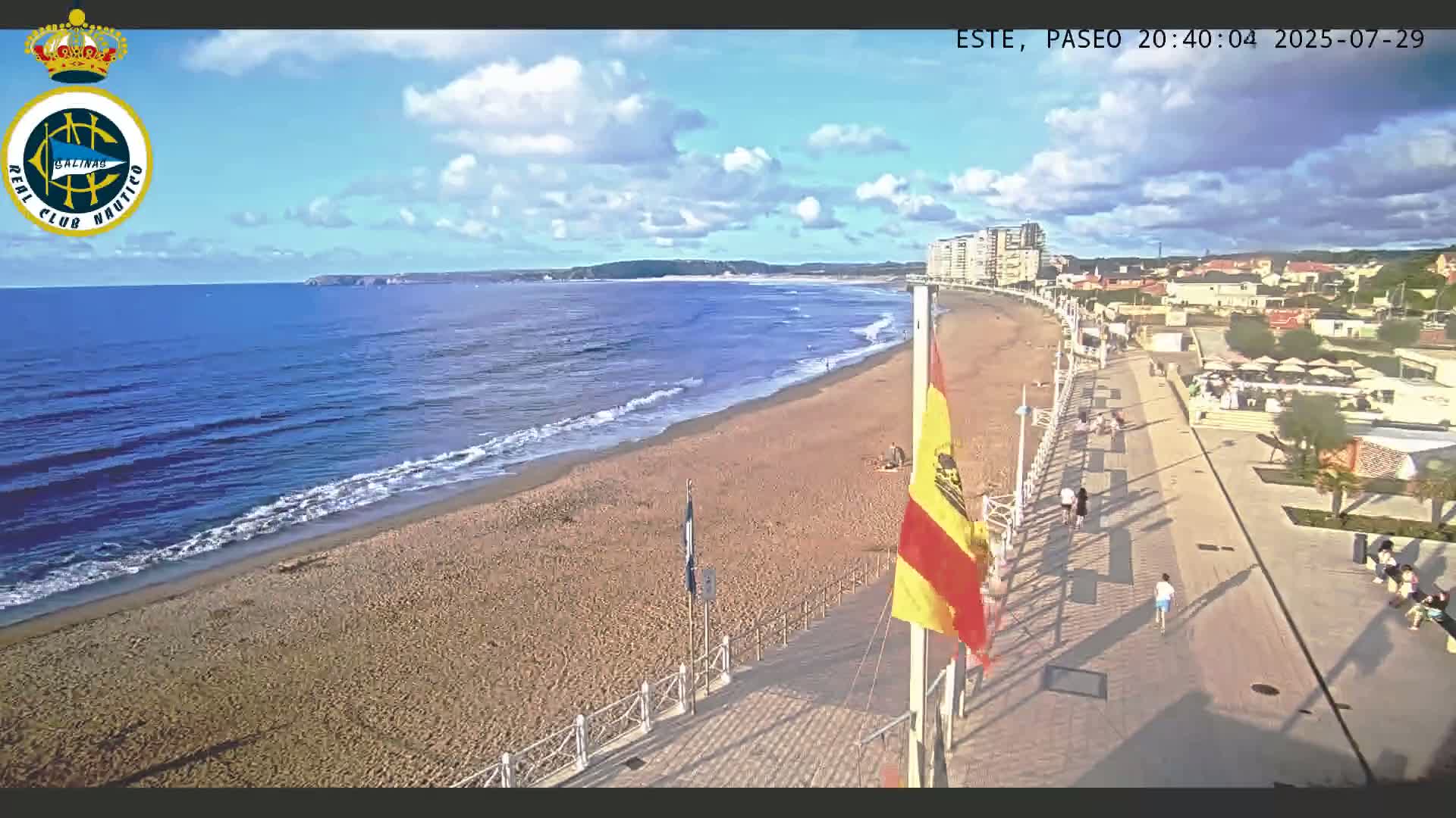 East Playa de Salinas Beach Live Cam - Avilés, Asturias, Spain