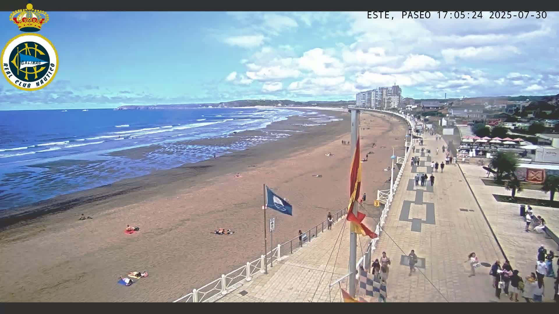 East Playa de Salinas Beach Live Cam - Avilés, Asturias, Spain