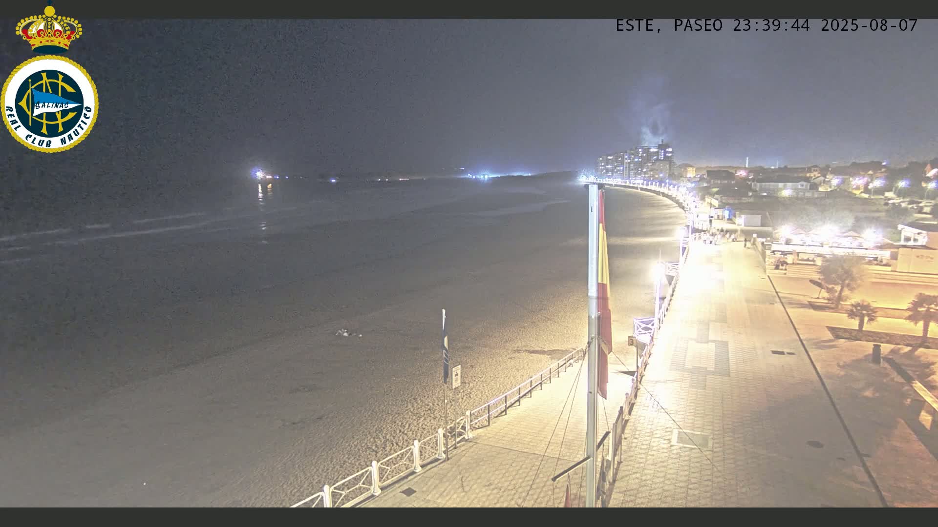 East Playa de Salinas Beach Live Cam - Avilés, Asturias, Spain