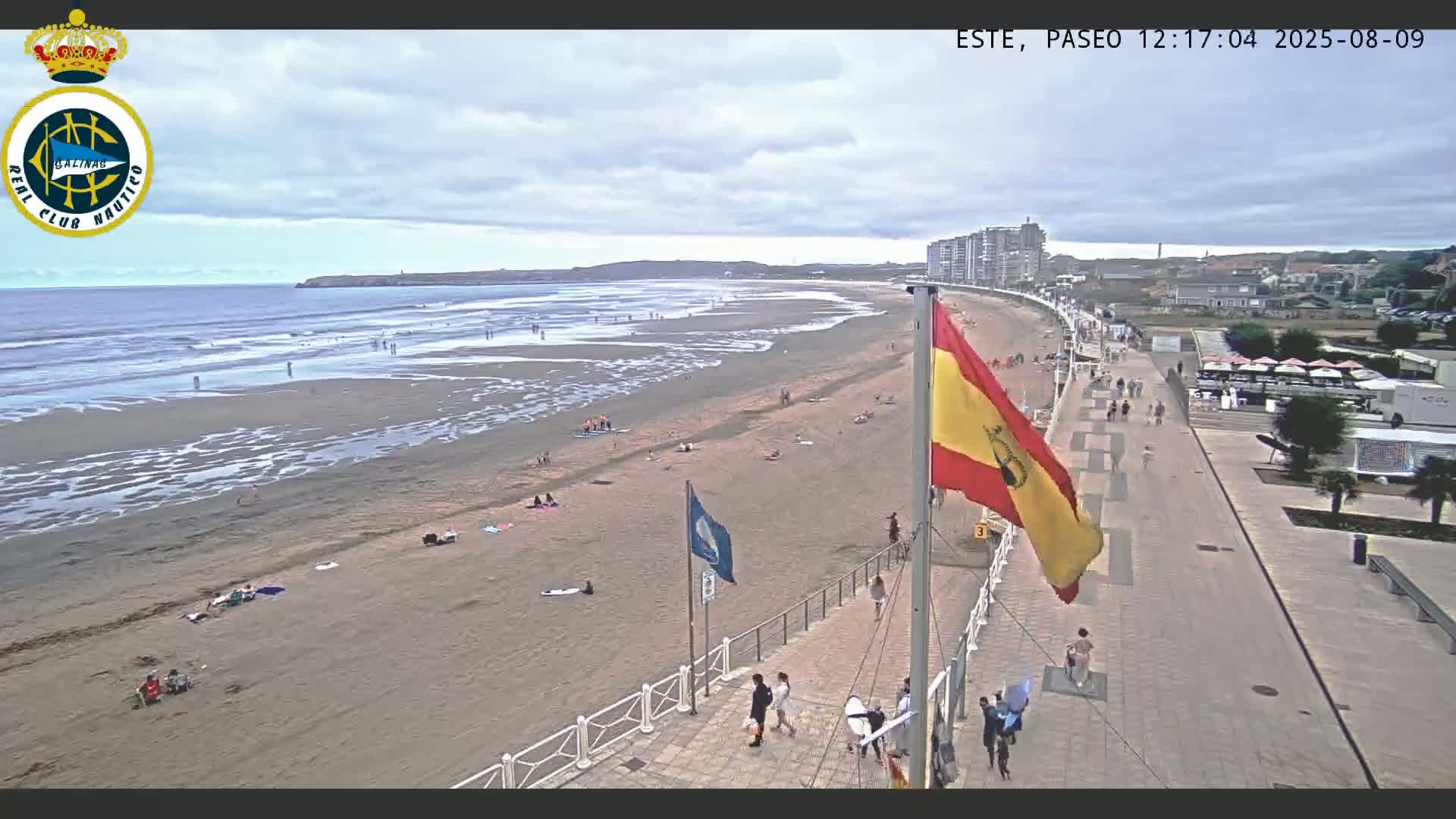 East Playa de Salinas Beach Live Cam - Avilés, Asturias, Spain