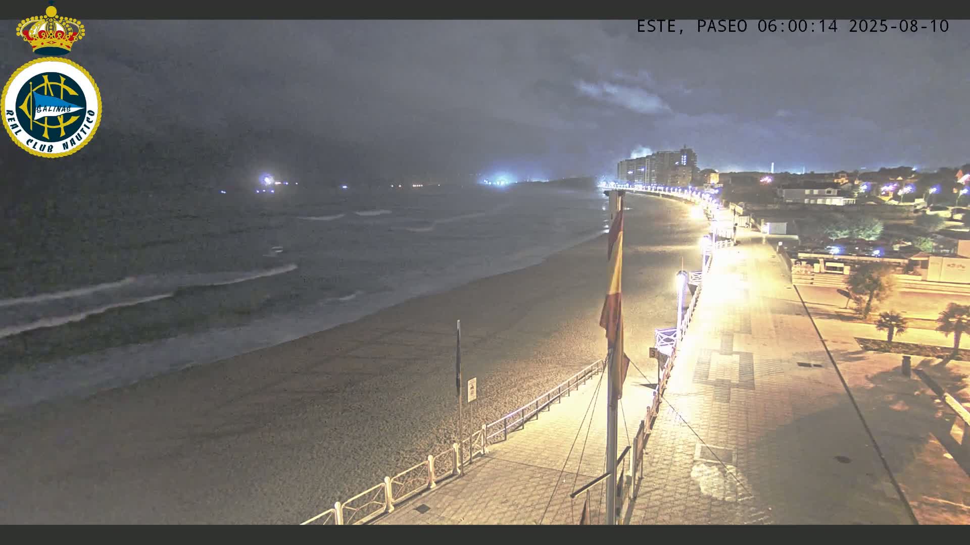 East Playa de Salinas Beach Live Cam - Avilés, Asturias, Spain