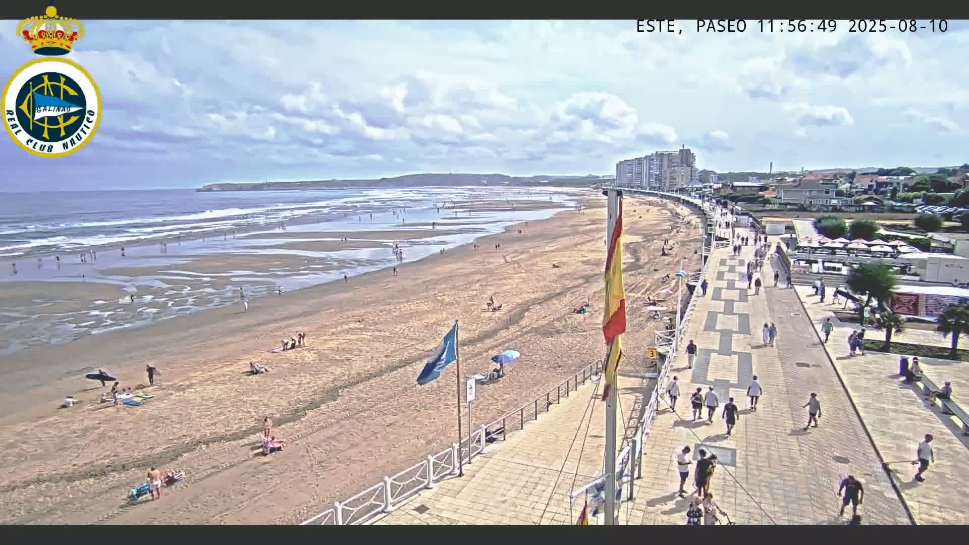 East Playa de Salinas Beach Live Cam - Avilés, Asturias, Spain