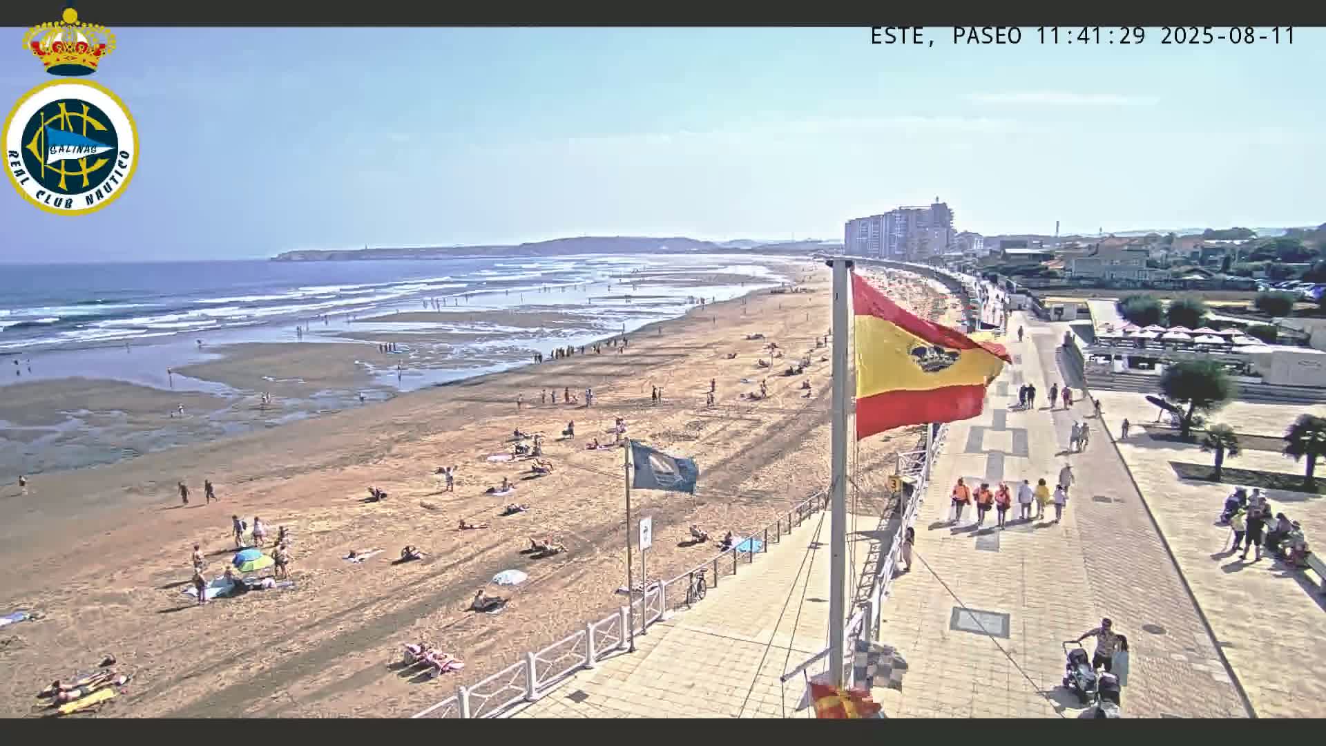 East Playa de Salinas Beach Live Cam - Avilés, Asturias, Spain