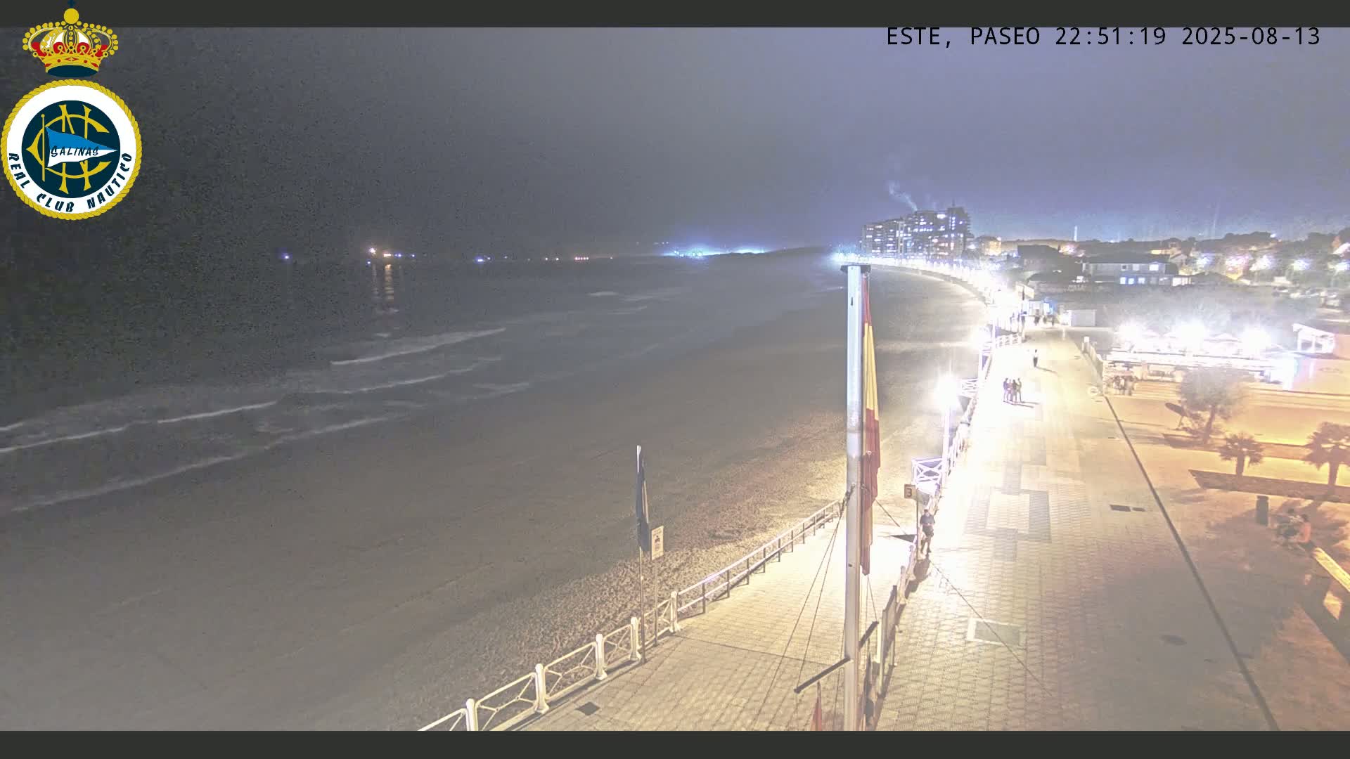East Playa de Salinas Beach Live Cam - Avilés, Asturias, Spain