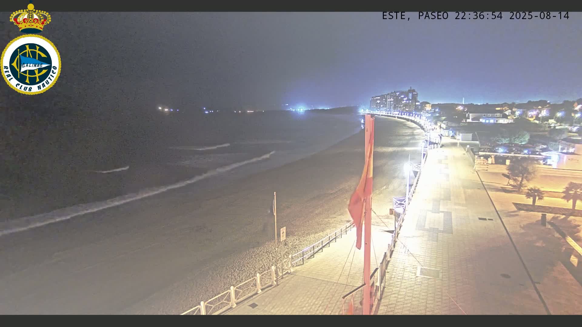 East Playa de Salinas Beach Live Cam - Avilés, Asturias, Spain