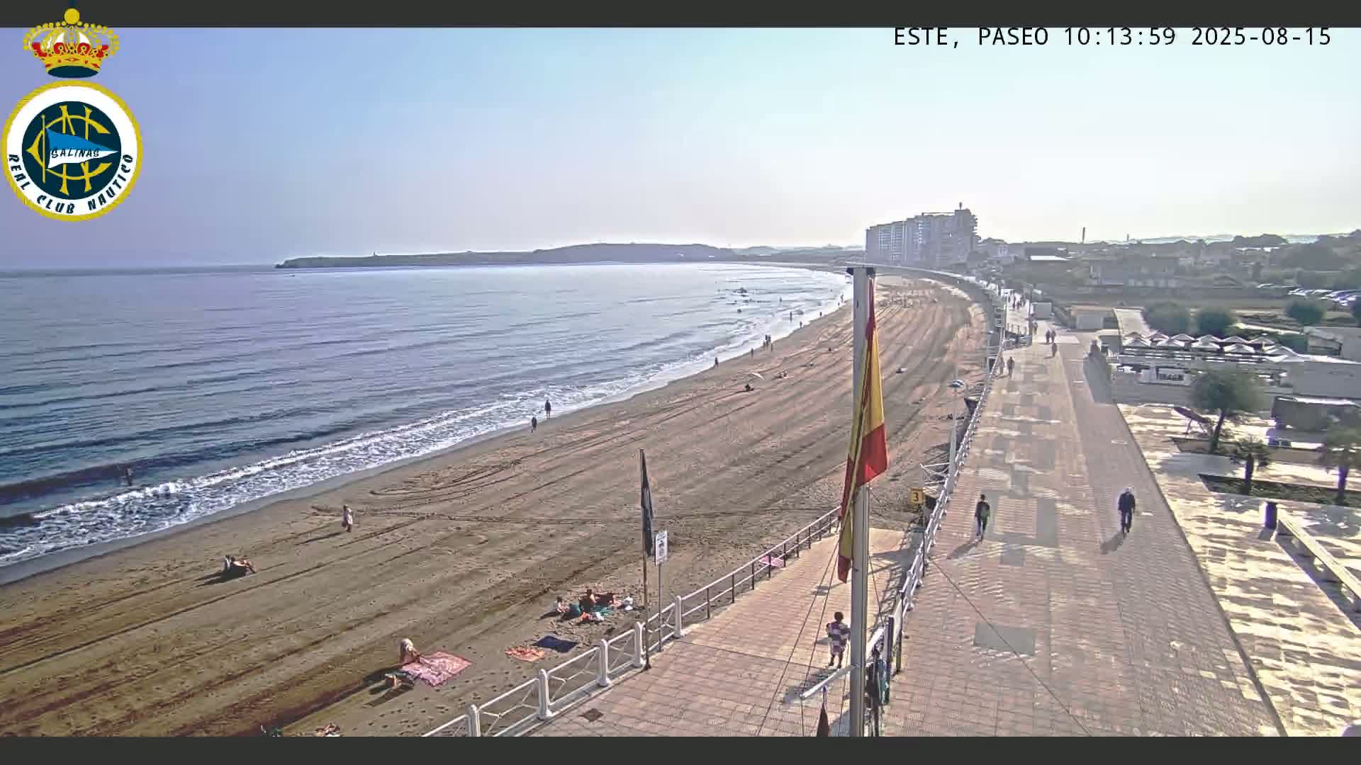 East Playa de Salinas Beach Live Cam - Avilés, Asturias, Spain