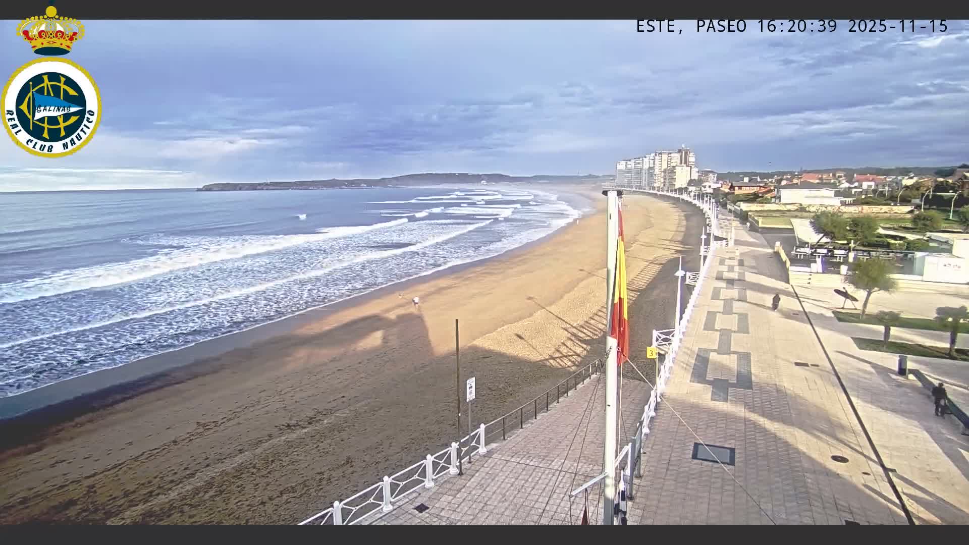 East Playa de Salinas Beach Live Cam - Avilés, Asturias, Spain