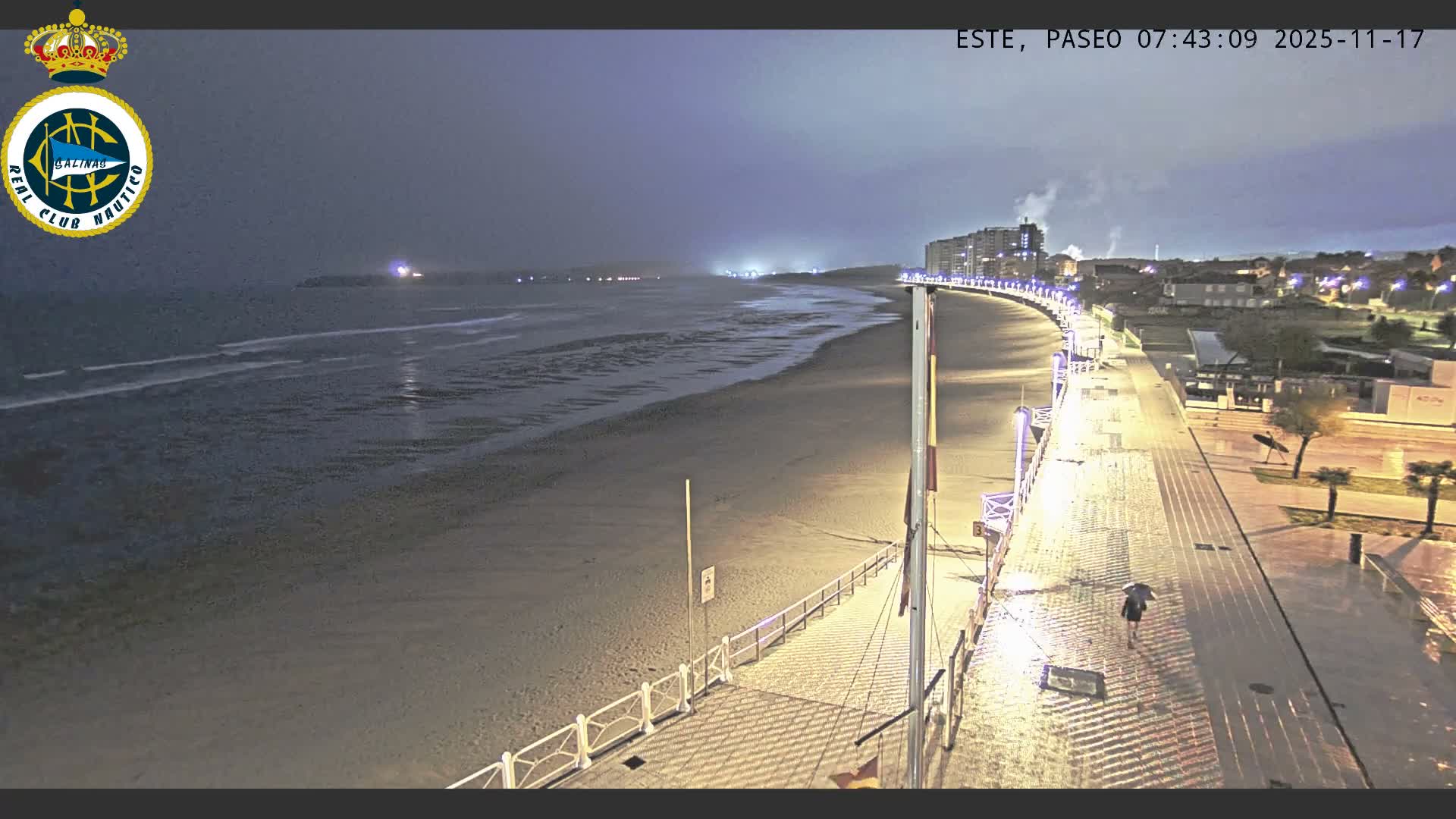 East Playa de Salinas Beach Live Cam - Avilés, Asturias, Spain
