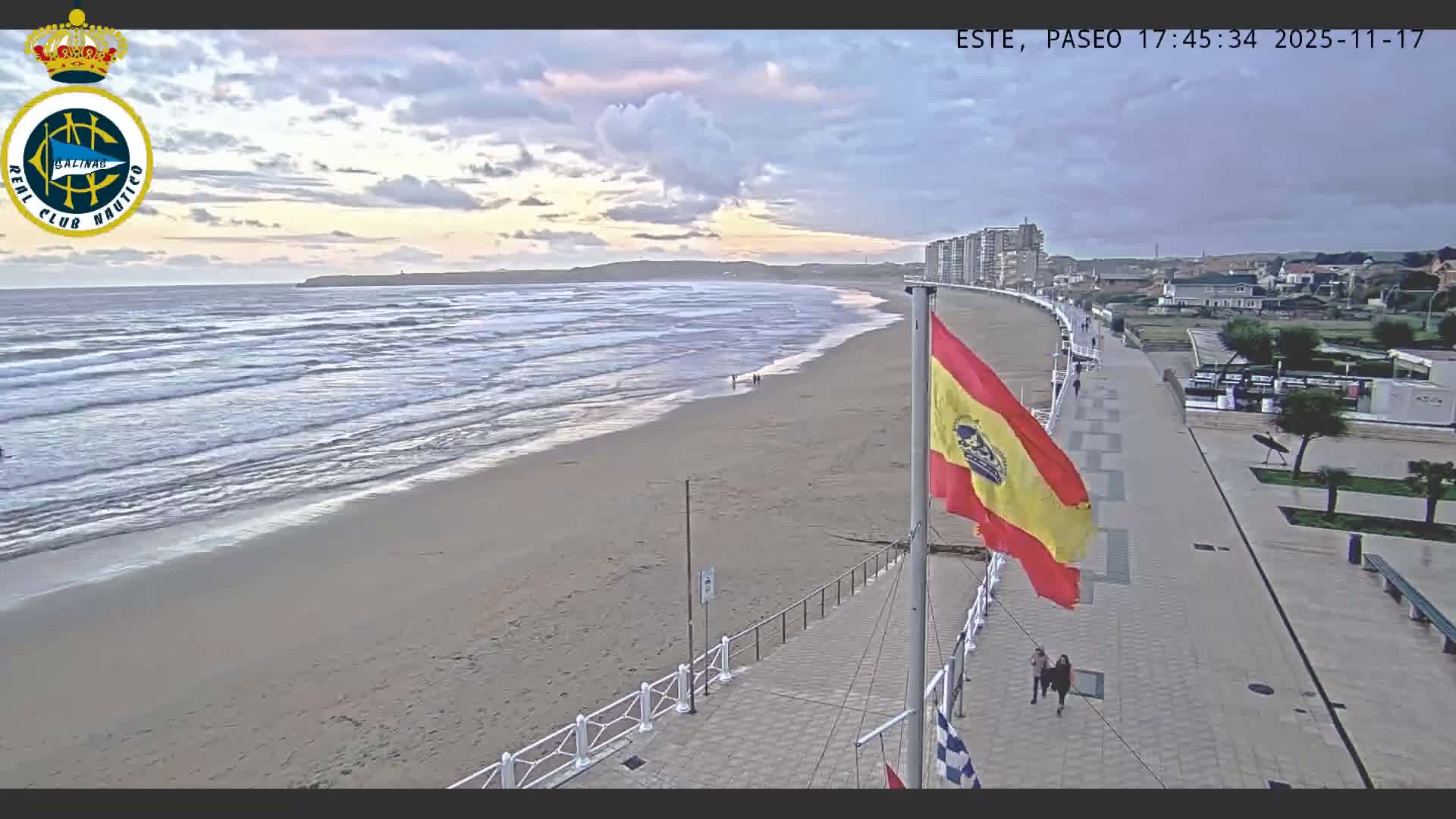 East Playa de Salinas Beach Live Cam - Avilés, Asturias, Spain