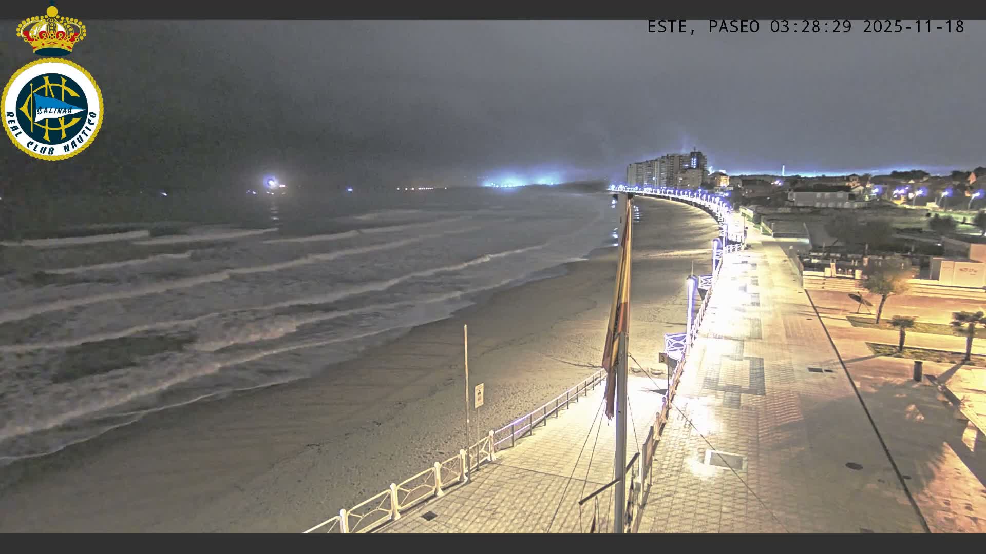 East Playa de Salinas Beach Live Cam - Avilés, Asturias, Spain
