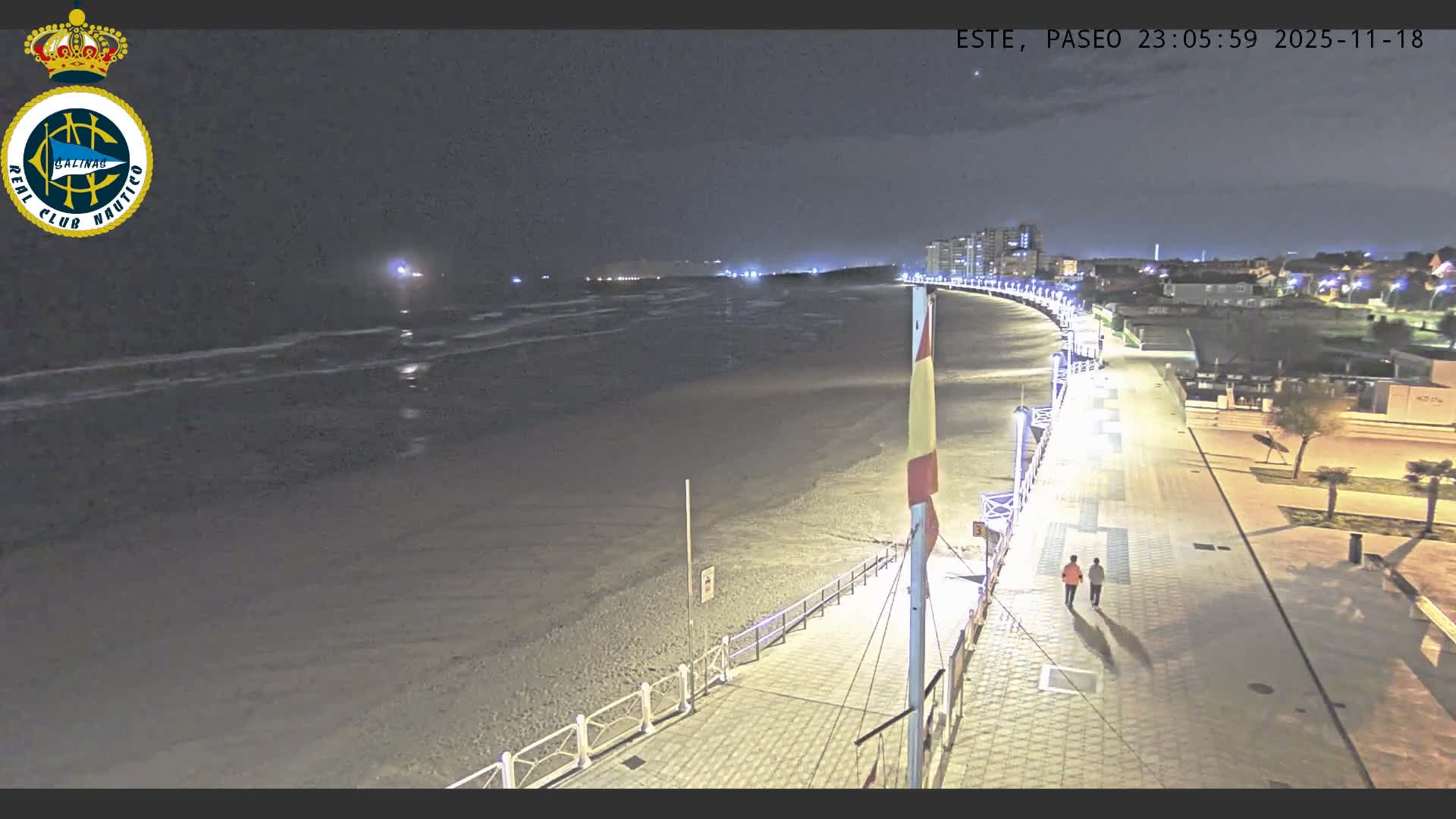 East Playa de Salinas Beach Live Cam - Avilés, Asturias, Spain