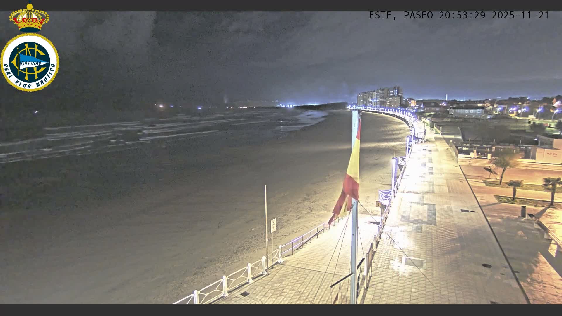 East Playa de Salinas Beach Live Cam - Avilés, Asturias, Spain