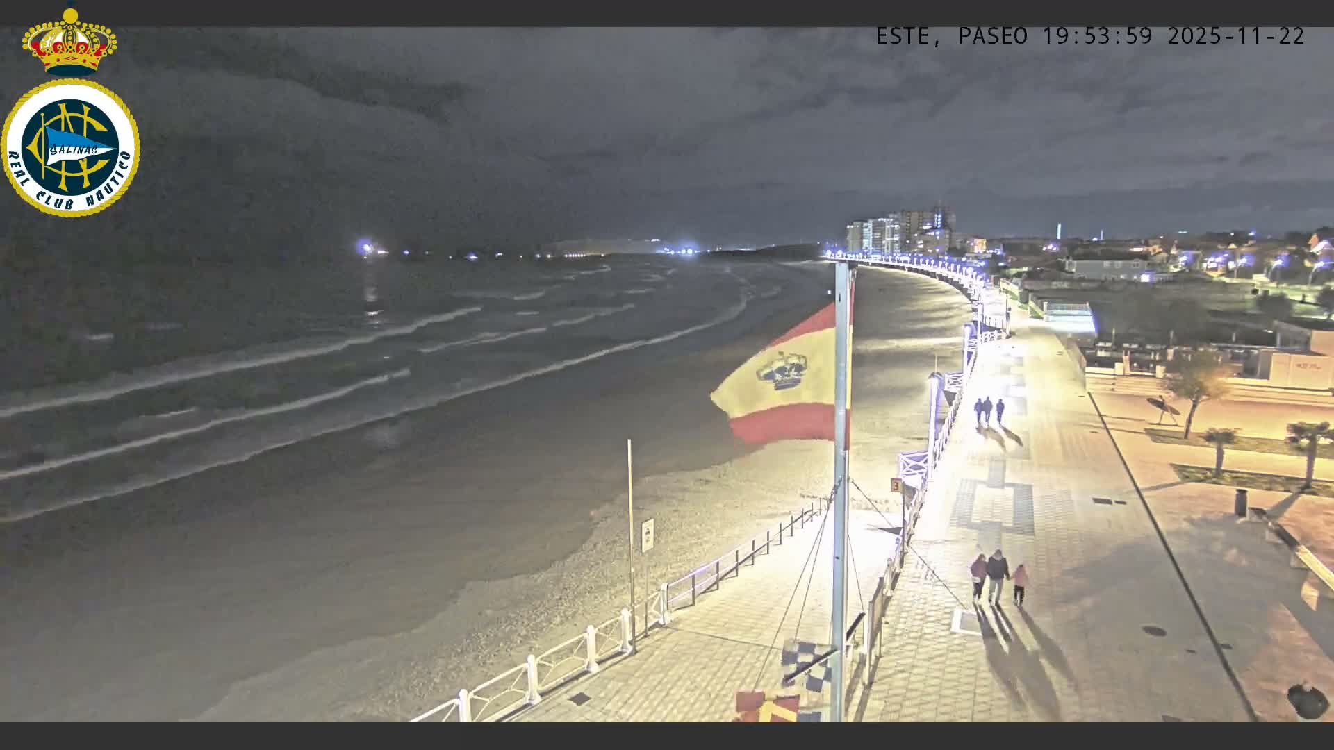 East Playa de Salinas Beach Live Cam - Avilés, Asturias, Spain