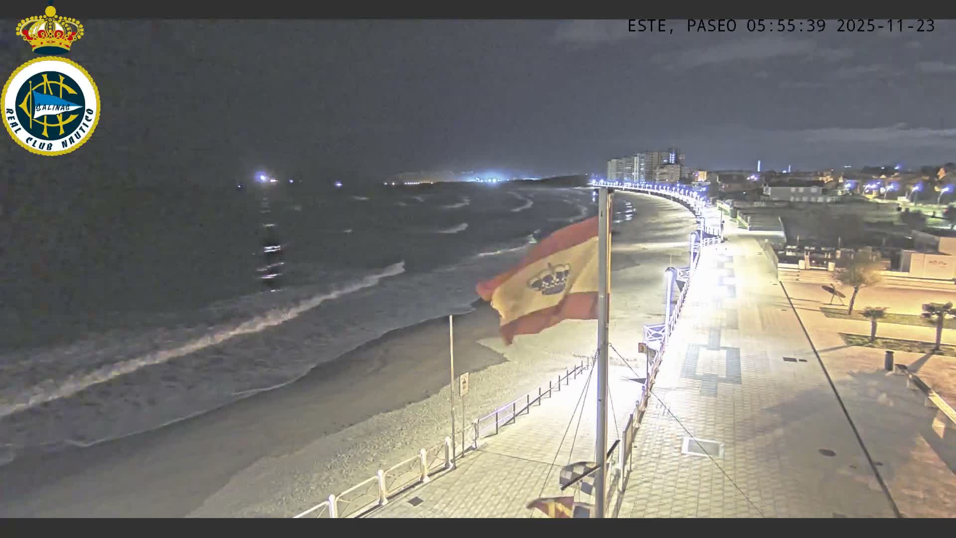 East Playa de Salinas Beach Live Cam - Avilés, Asturias, Spain