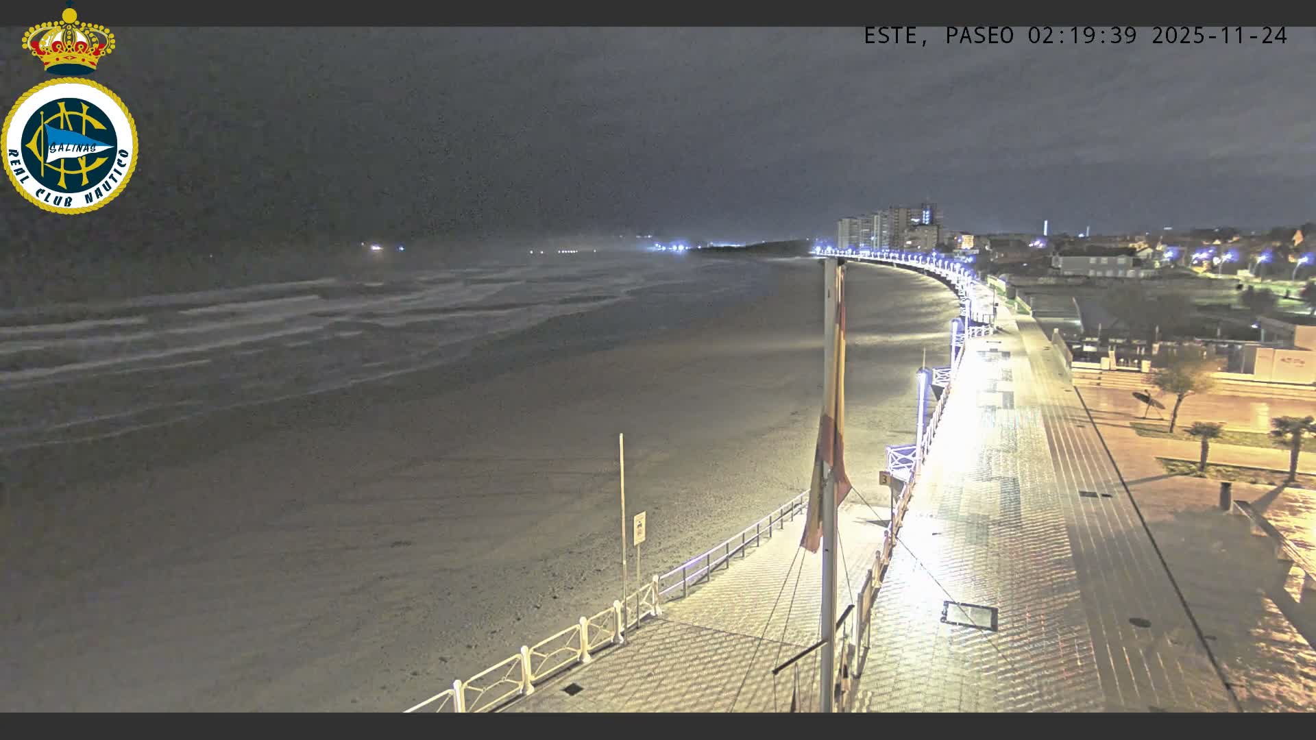 East Playa de Salinas Beach Live Cam - Avilés, Asturias, Spain