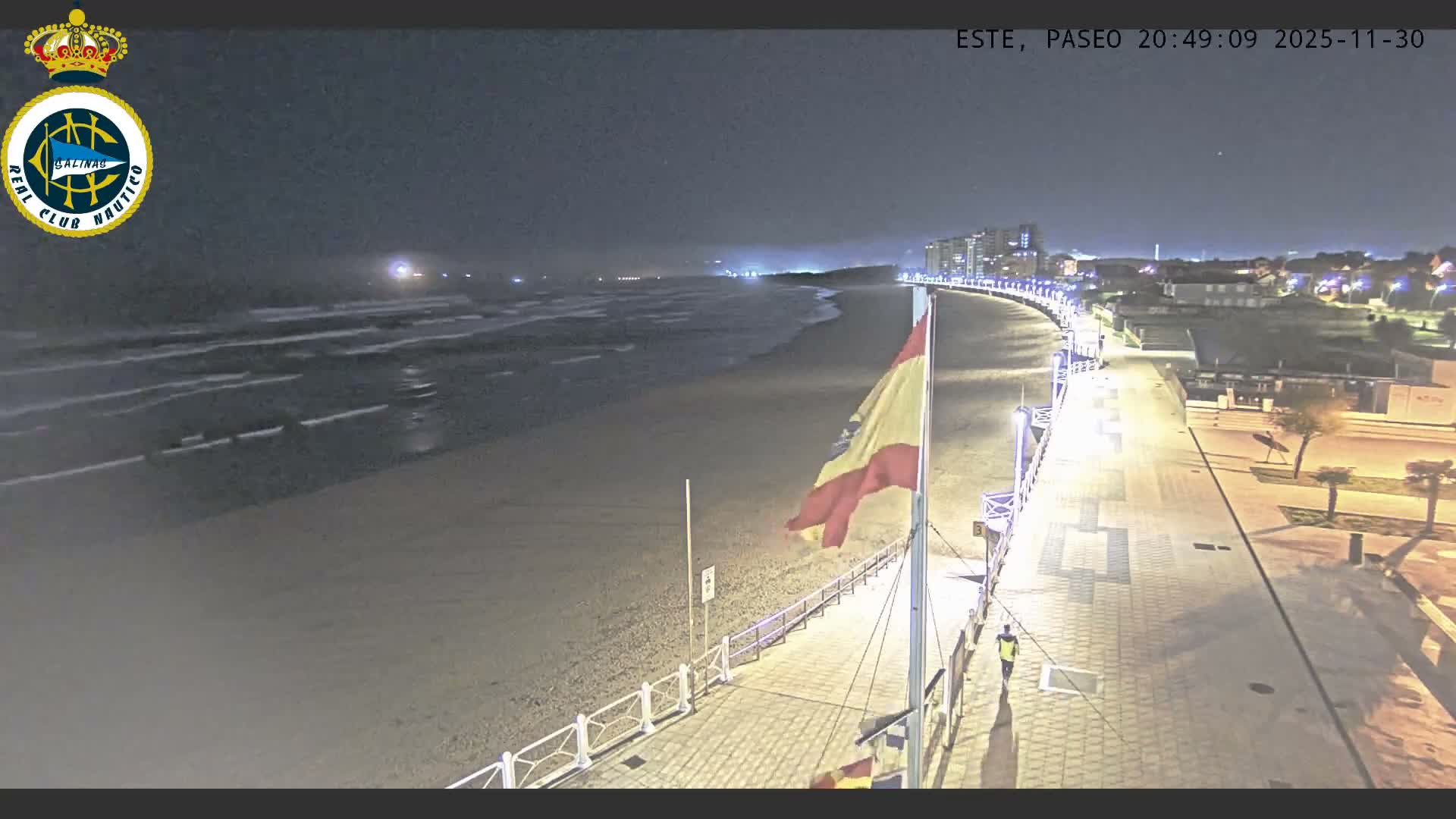 East Playa de Salinas Beach Live Cam - Avilés, Asturias, Spain