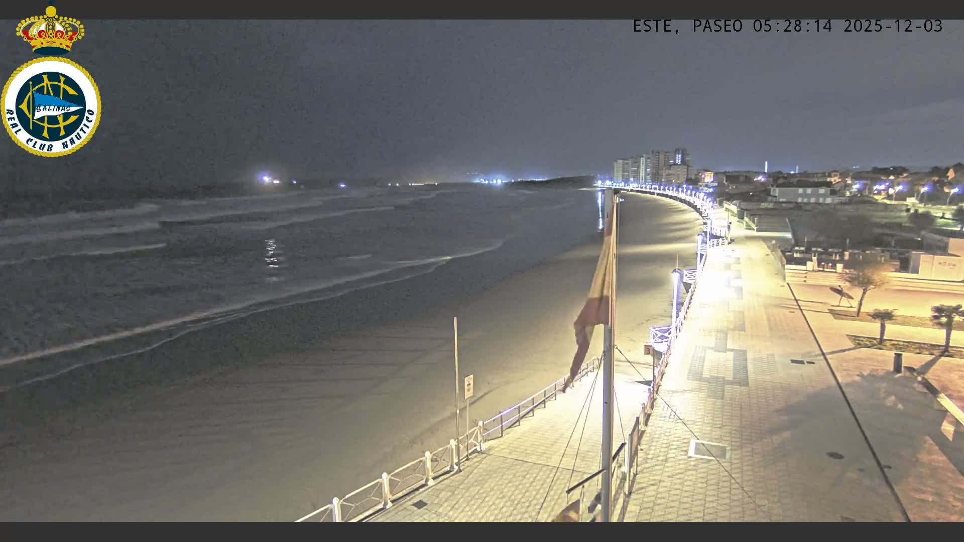 East Playa de Salinas Beach Live Cam - Avilés, Asturias, Spain