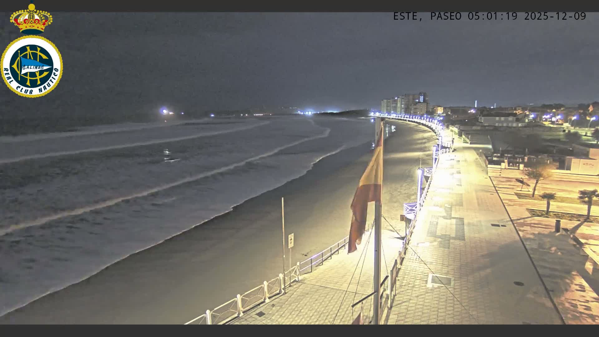 East Playa de Salinas Beach Live Cam - Avilés, Asturias, Spain
