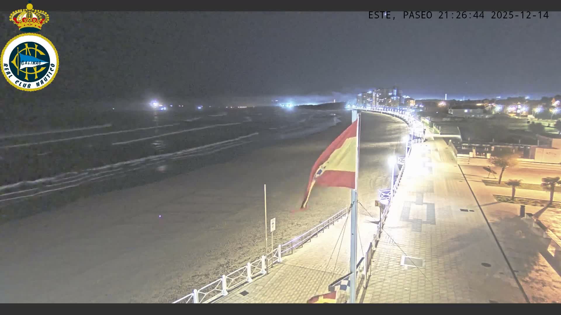 East Playa de Salinas Beach Live Cam - Avilés, Asturias, Spain