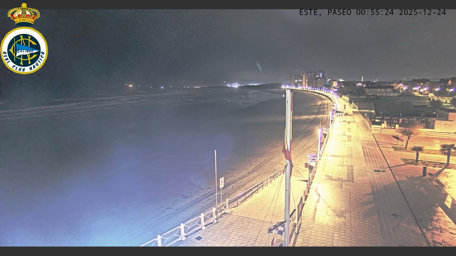 East Playa de Salinas Beach Live Cam - Avilés, Asturias, Spain