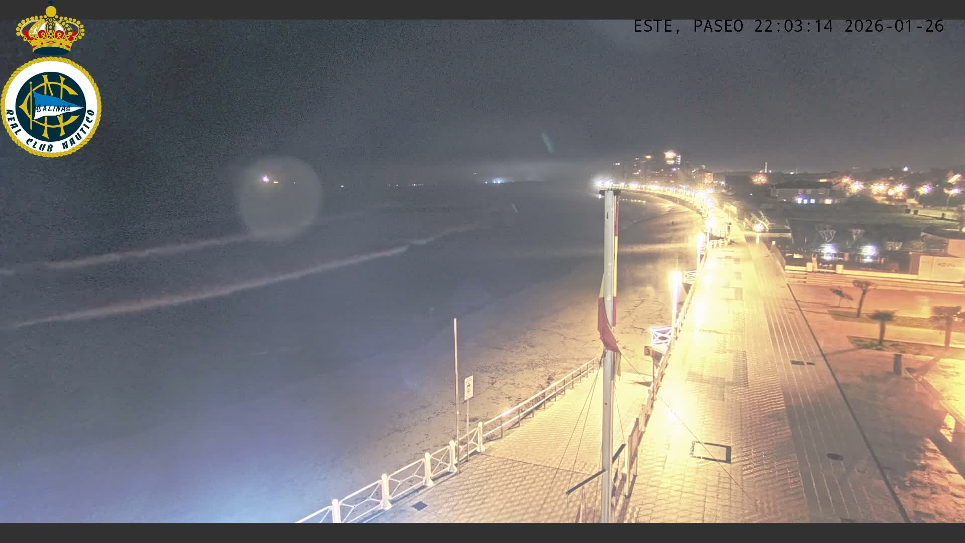 East Playa de Salinas Beach Live Cam - Avilés, Asturias, Spain