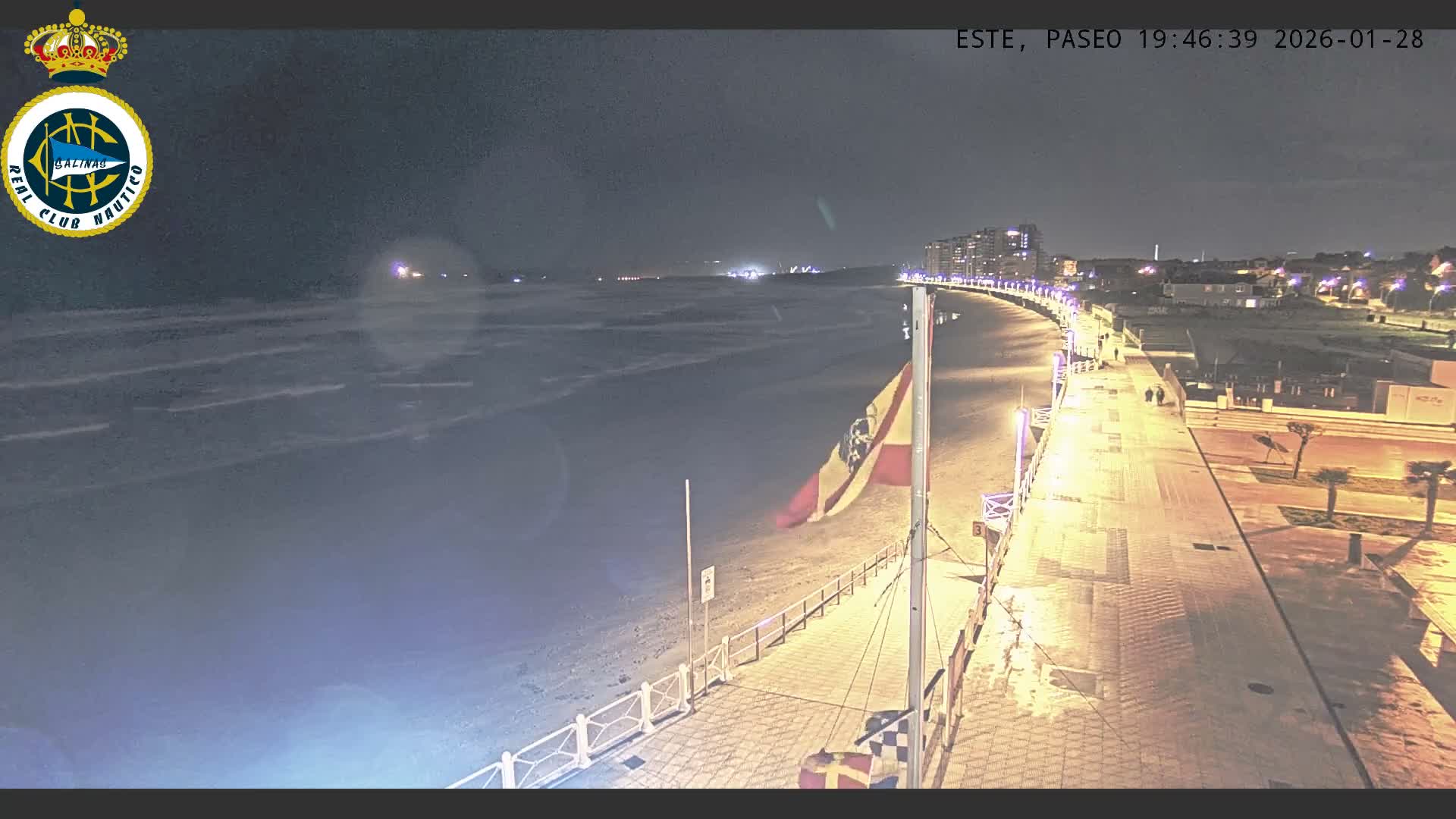 East Playa de Salinas Beach Live Cam - Avilés, Asturias, Spain