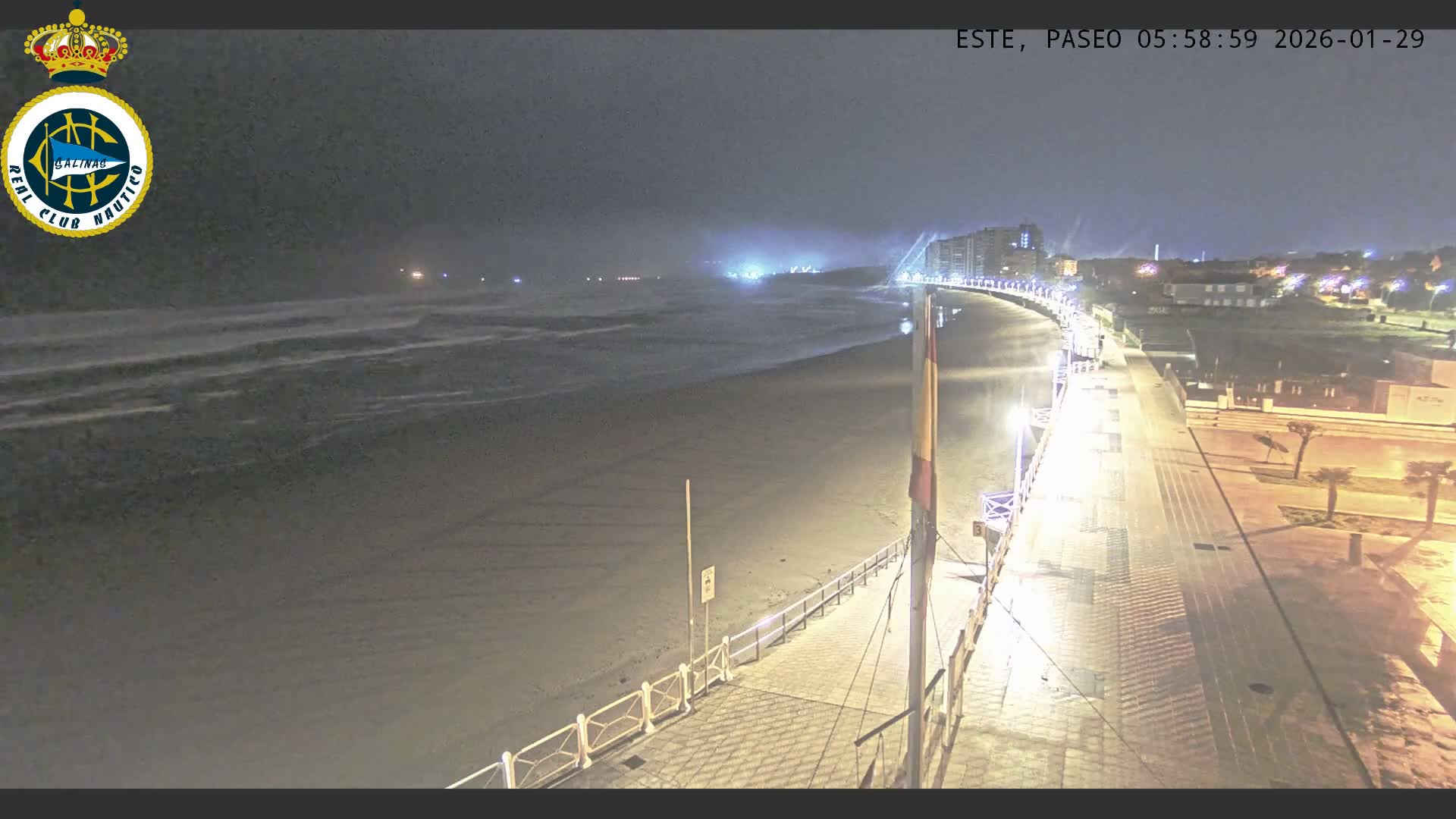 East Playa de Salinas Beach Live Cam - Avilés, Asturias, Spain