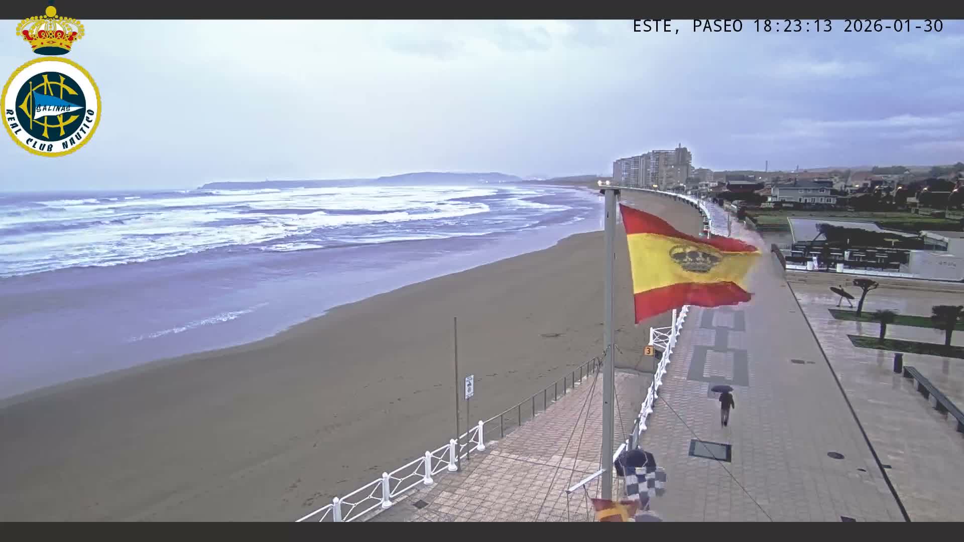 East Playa de Salinas Beach Live Cam - Avilés, Asturias, Spain