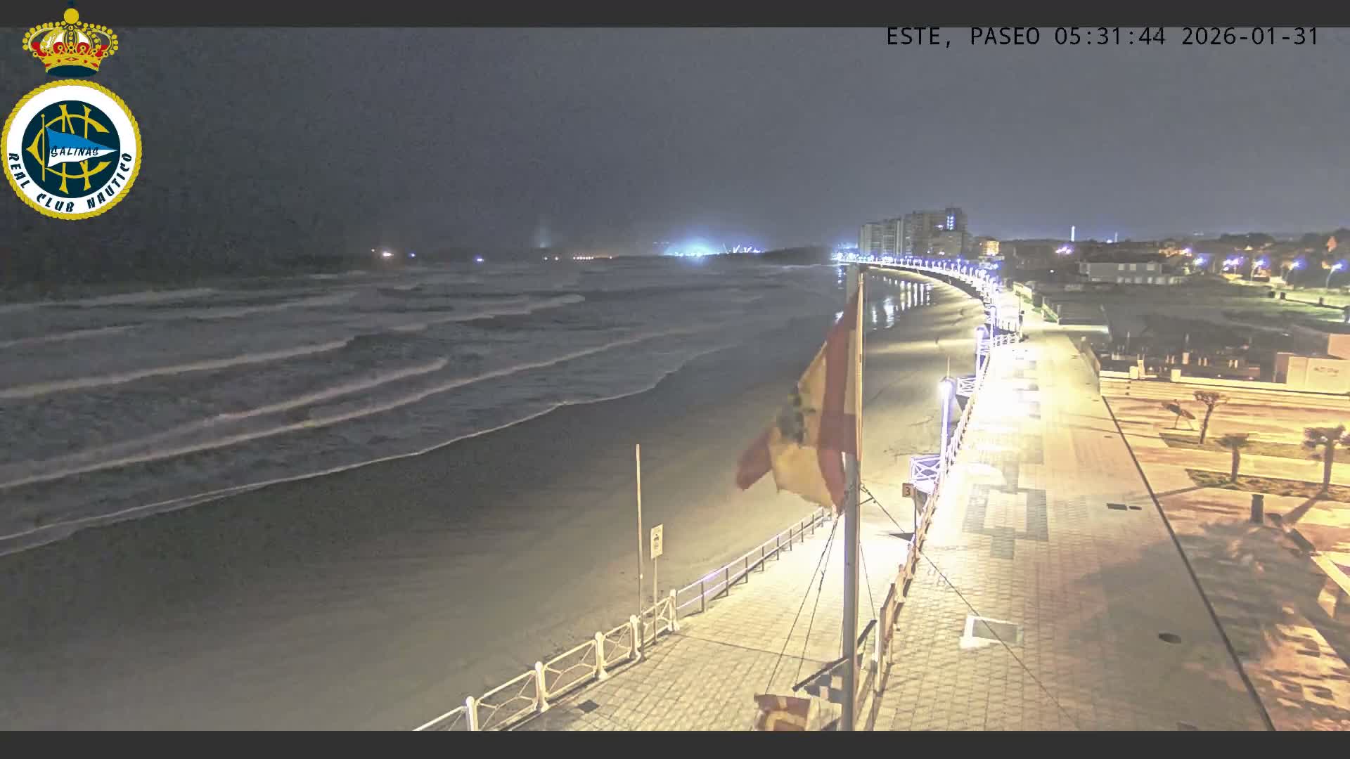 East Playa de Salinas Beach Live Cam - Avilés, Asturias, Spain