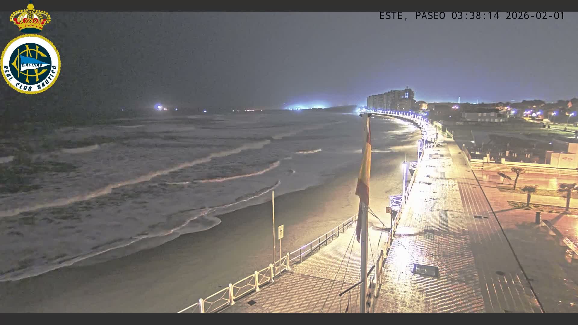 East Playa de Salinas Beach Live Cam - Avilés, Asturias, Spain
