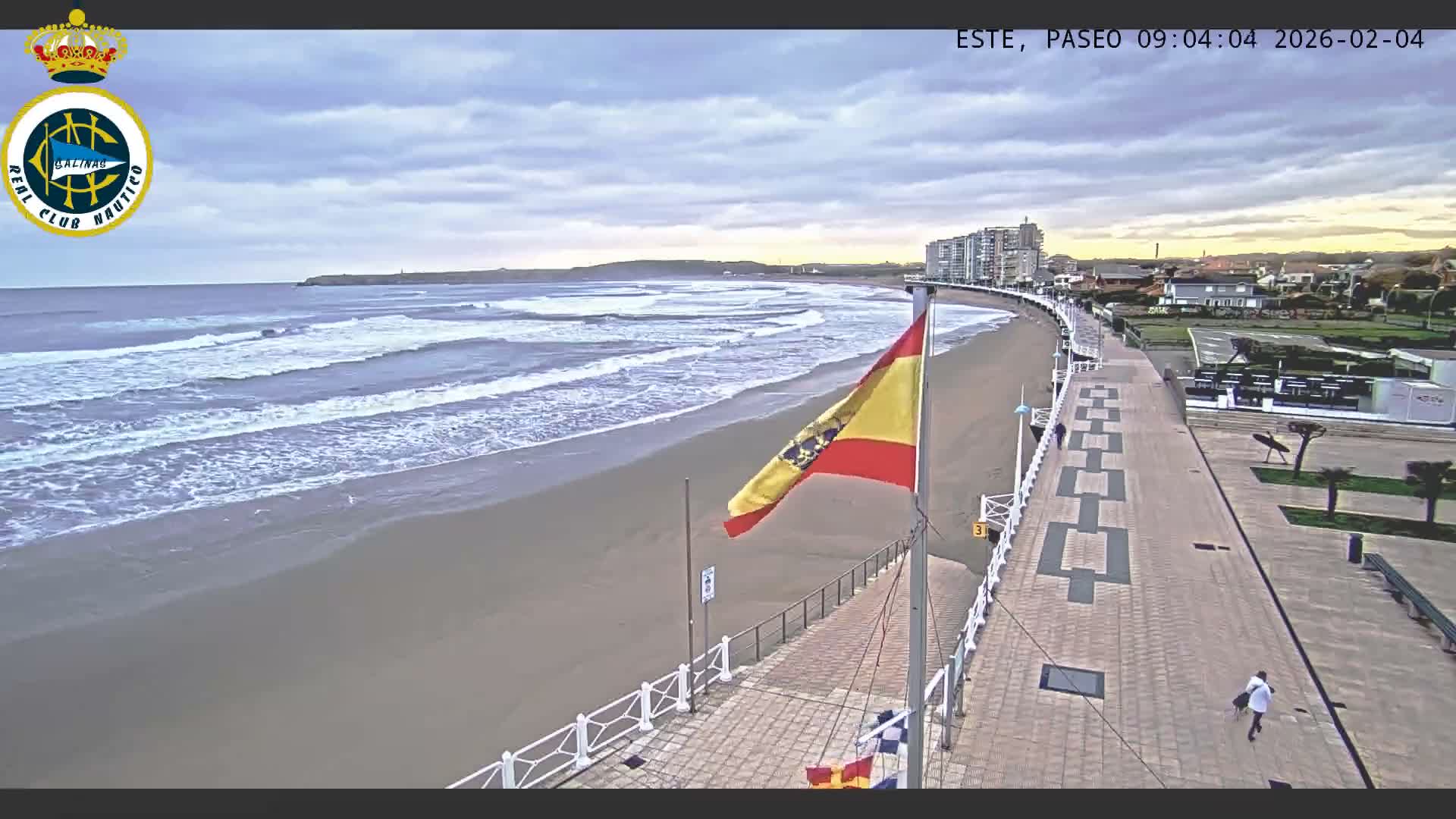 East Playa de Salinas Beach Live Cam - Avilés, Asturias, Spain