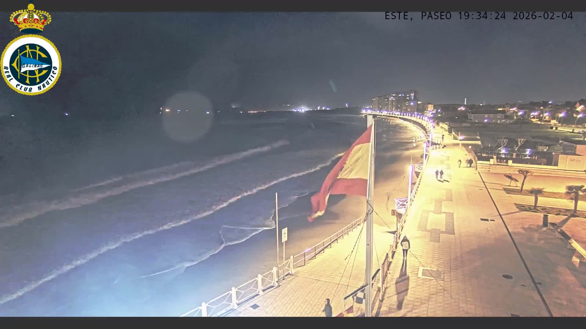 East Playa de Salinas Beach Live Cam - Avilés, Asturias, Spain