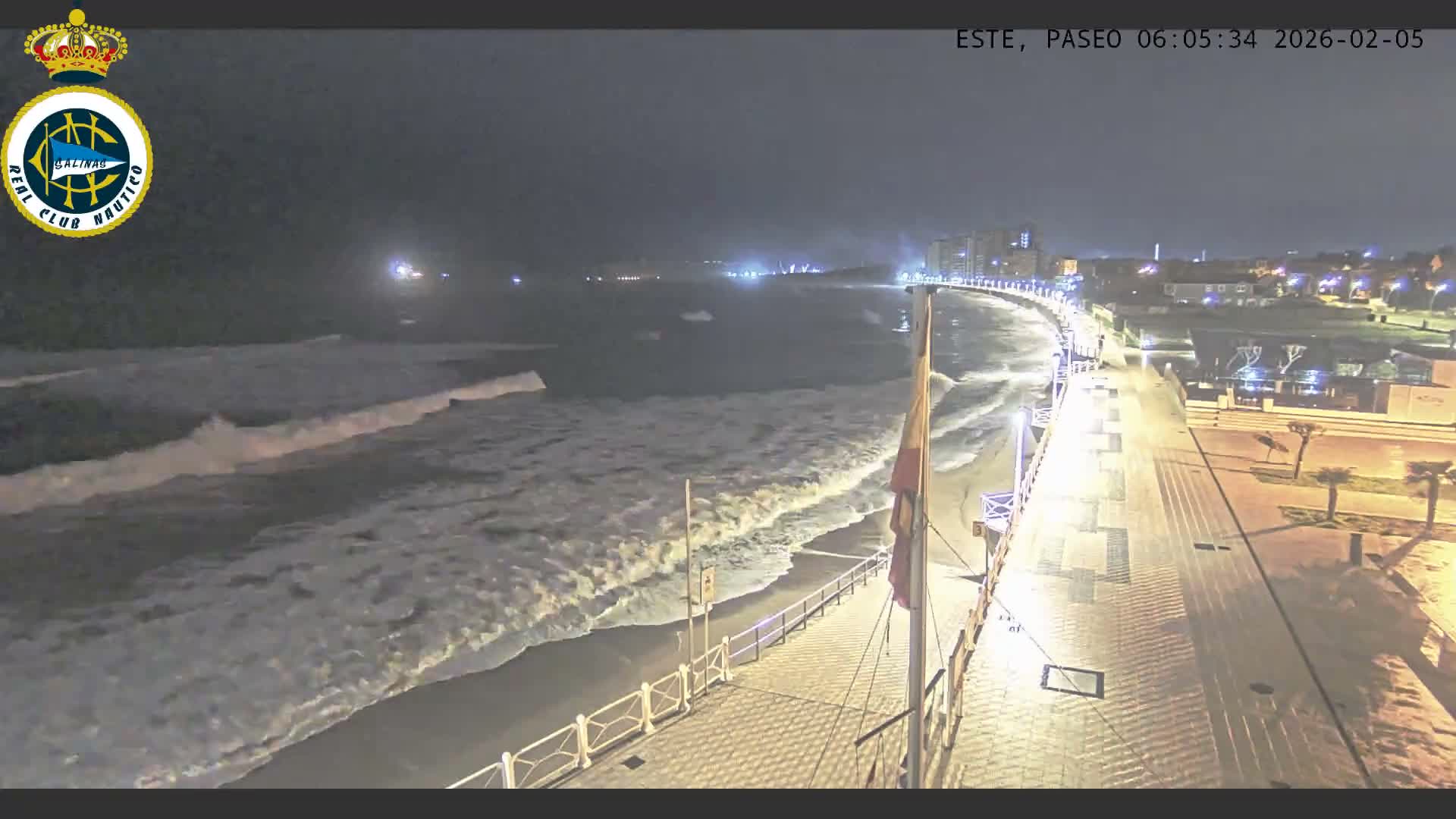 East Playa de Salinas Beach Live Cam - Avilés, Asturias, Spain
