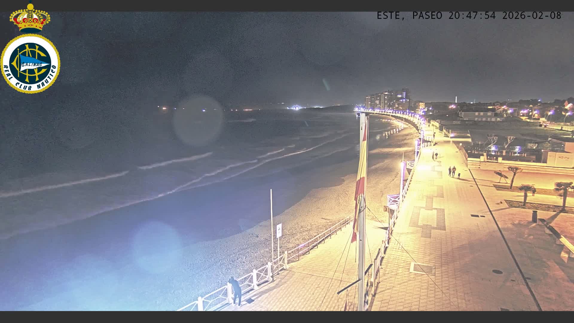 East Playa de Salinas Beach Live Cam - Avilés, Asturias, Spain