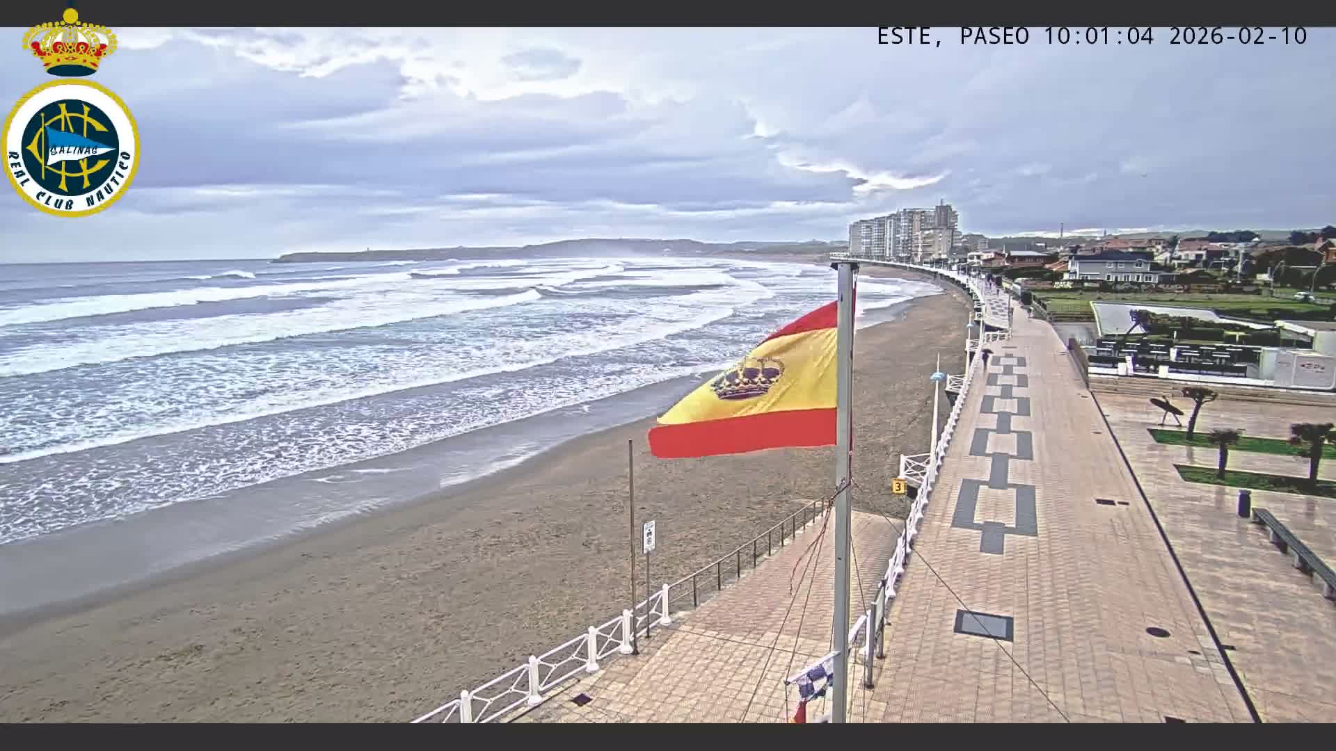 East Playa de Salinas Beach Live Cam - Avilés, Asturias, Spain