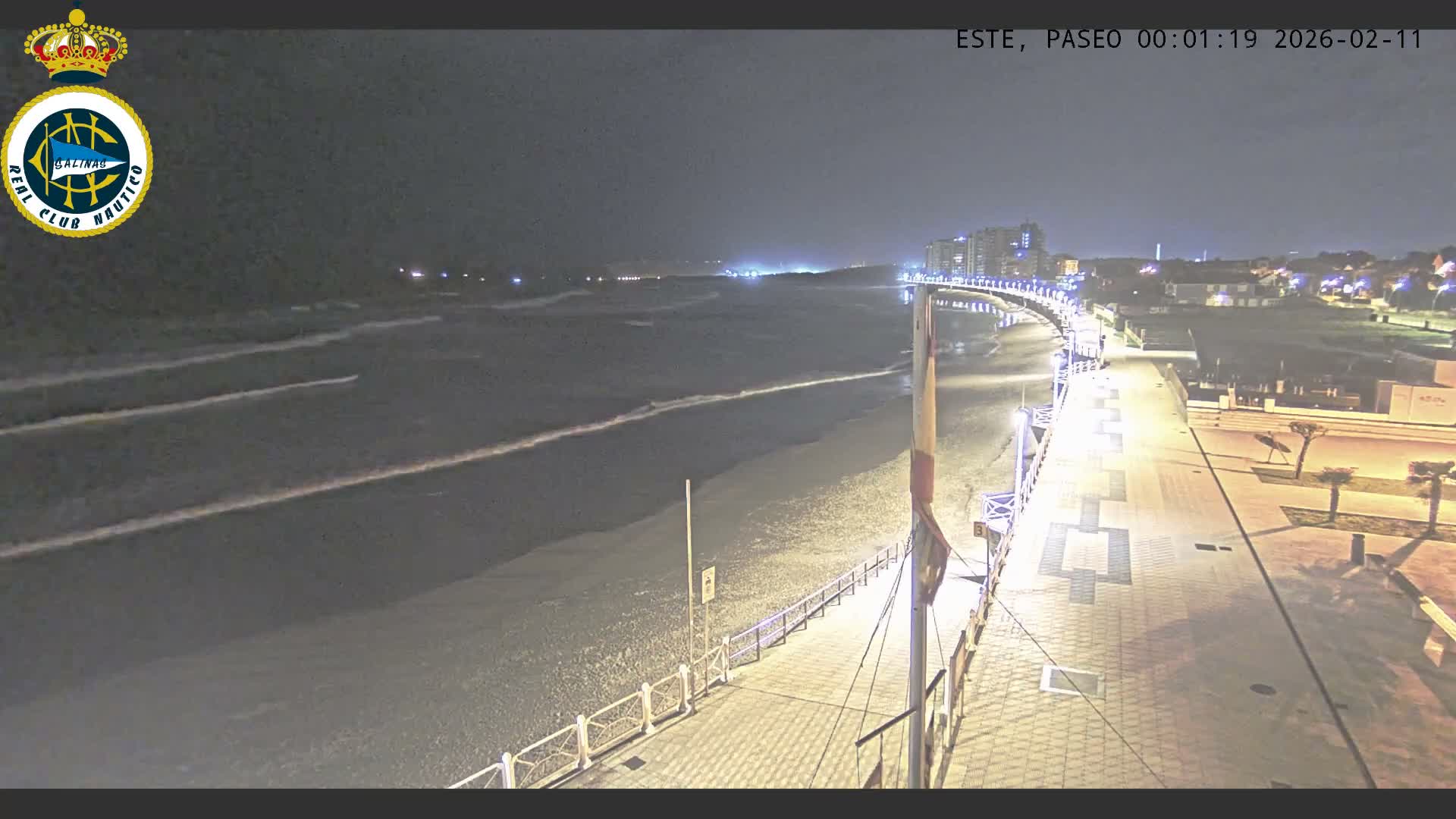 East Playa de Salinas Beach Live Cam - Avilés, Asturias, Spain