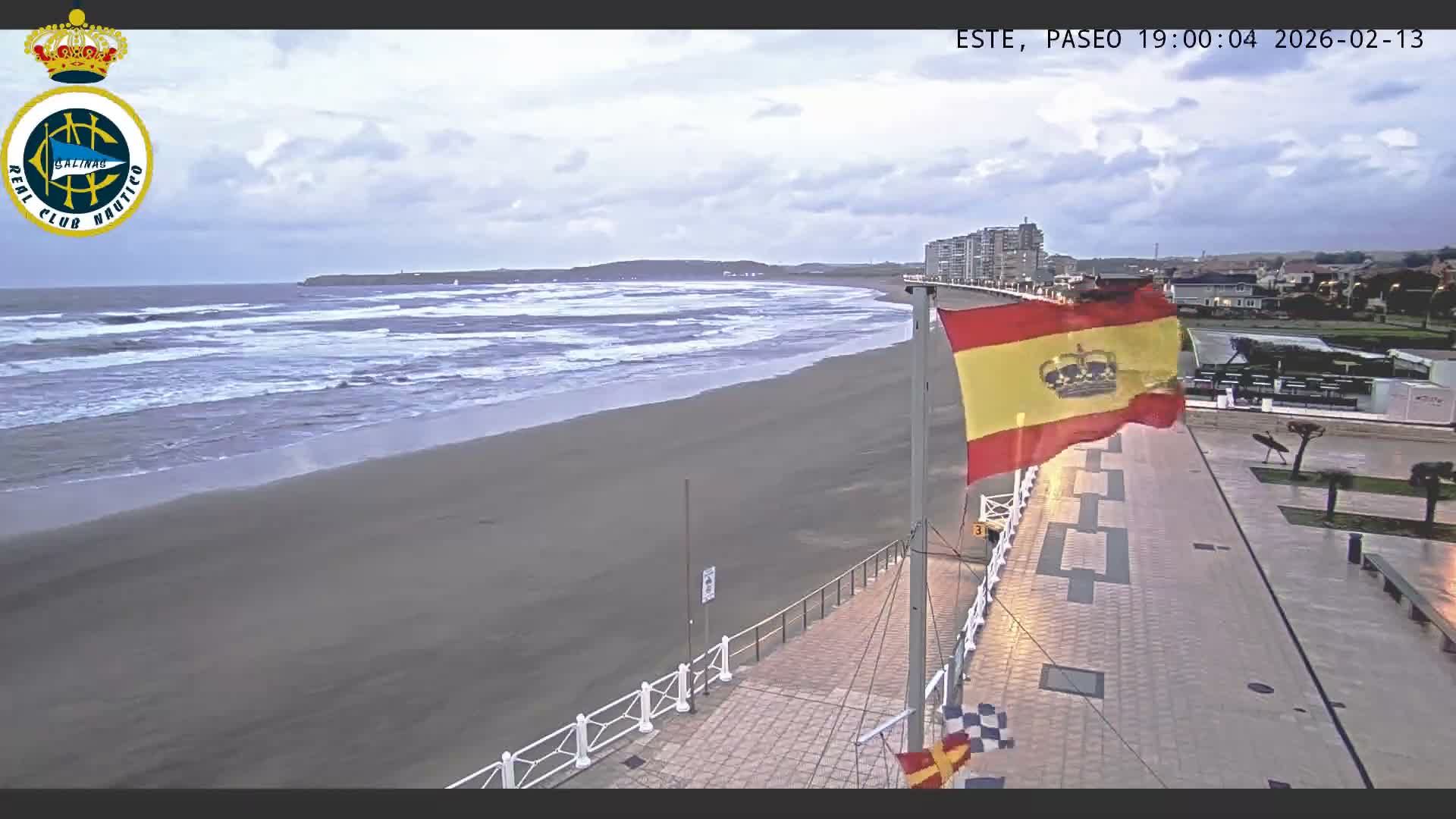 East Playa de Salinas Beach Live Cam - Avilés, Asturias, Spain