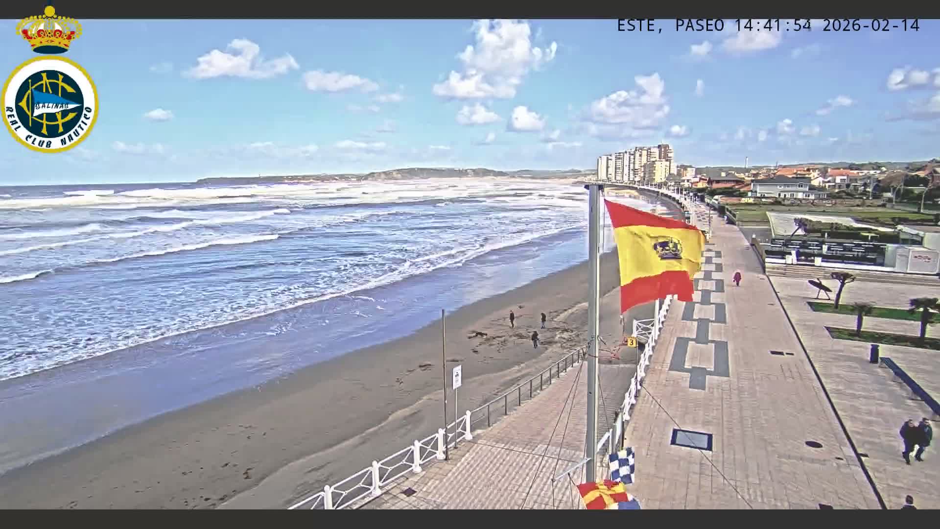 East Playa de Salinas Beach Live Cam - Avilés, Asturias, Spain