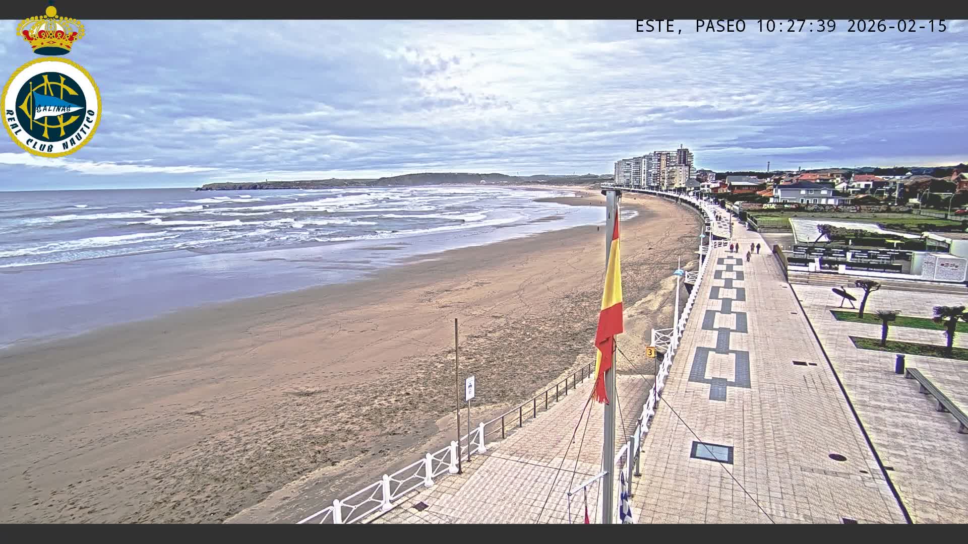 East Playa de Salinas Beach Live Cam - Avilés, Asturias, Spain