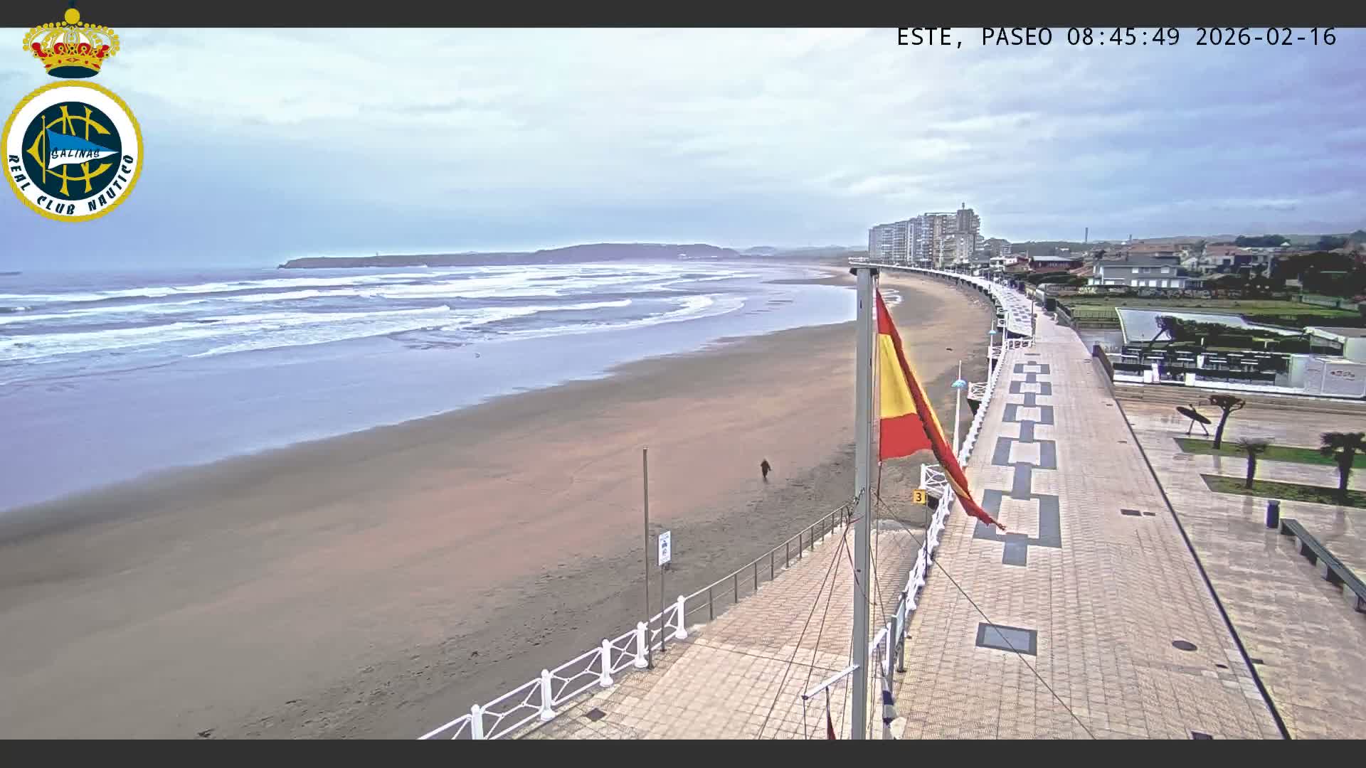 East Playa de Salinas Beach Live Cam - Avilés, Asturias, Spain
