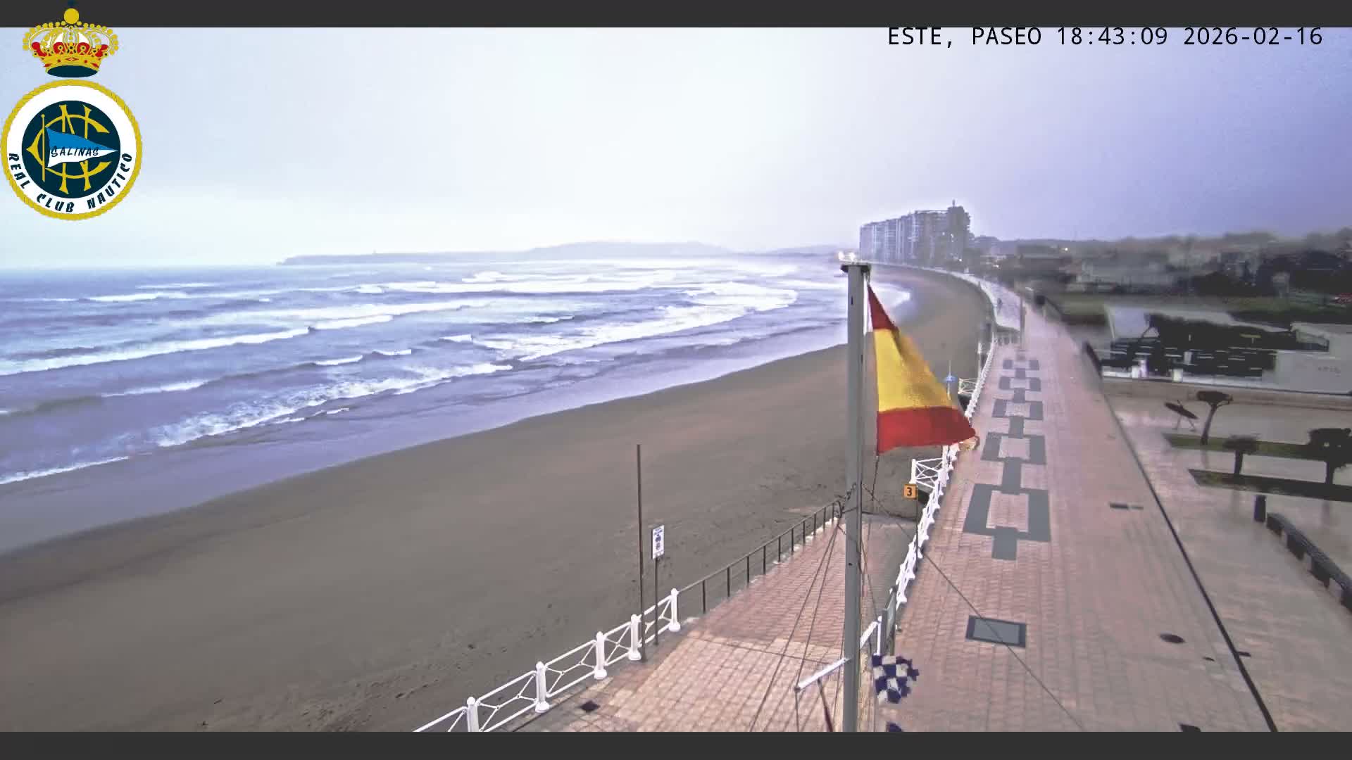 East Playa de Salinas Beach Live Cam - Avilés, Asturias, Spain
