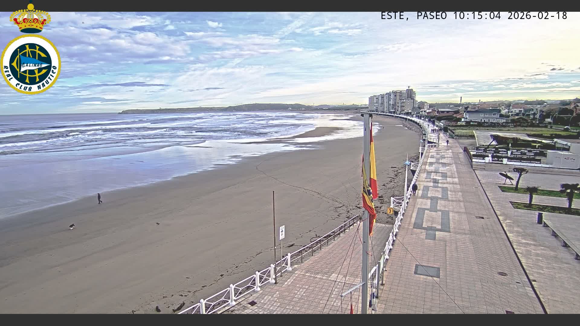 East Playa de Salinas Beach Live Cam - Avilés, Asturias, Spain