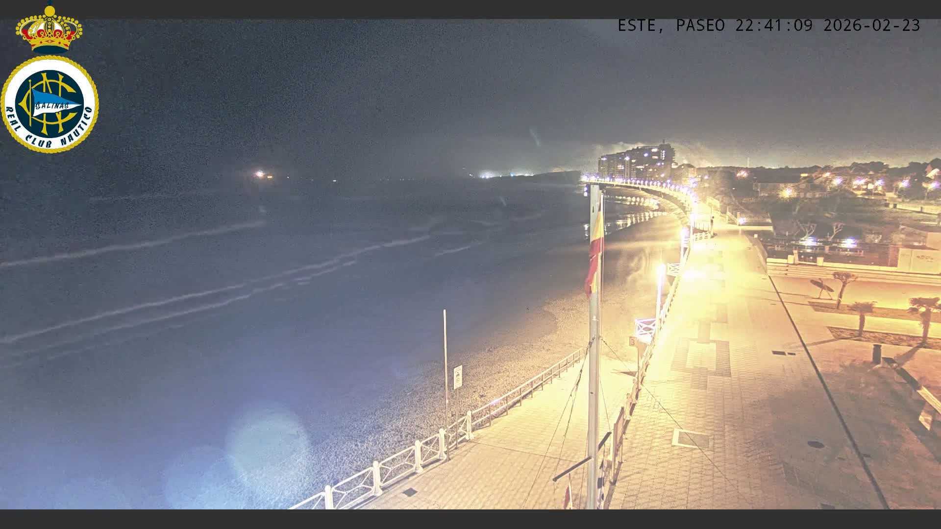East Playa de Salinas Beach Live Cam - Avilés, Asturias, Spain