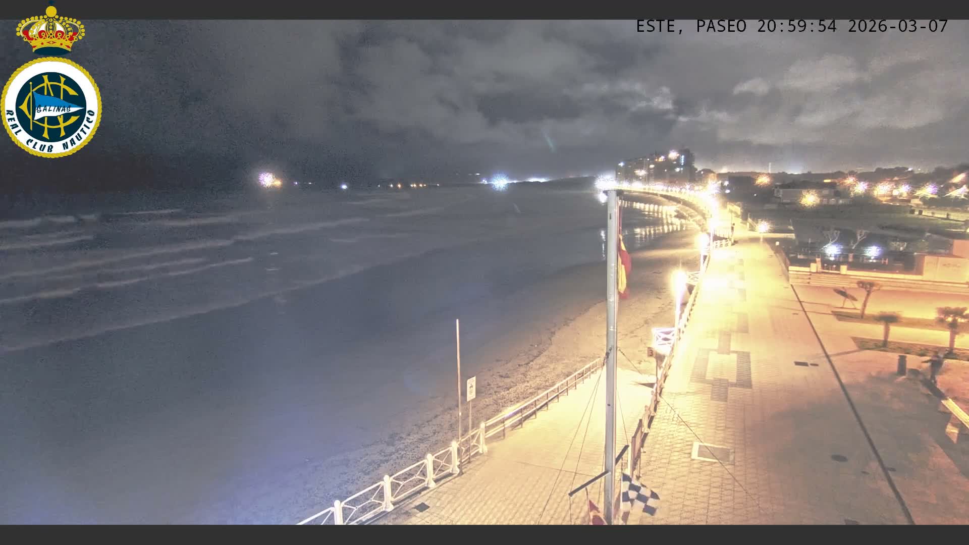 East Playa de Salinas Beach Live Cam - Avilés, Asturias, Spain