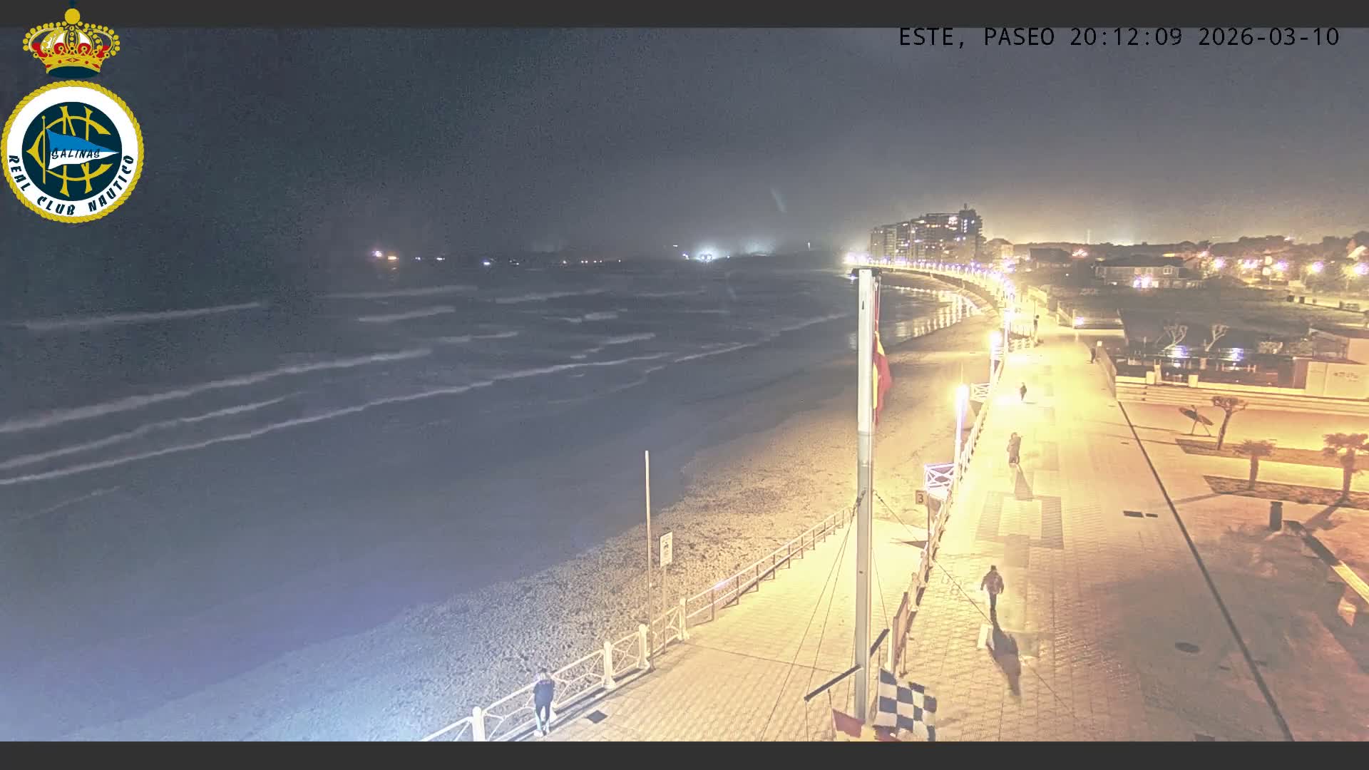 East Playa de Salinas Beach Live Cam - Avilés, Asturias, Spain