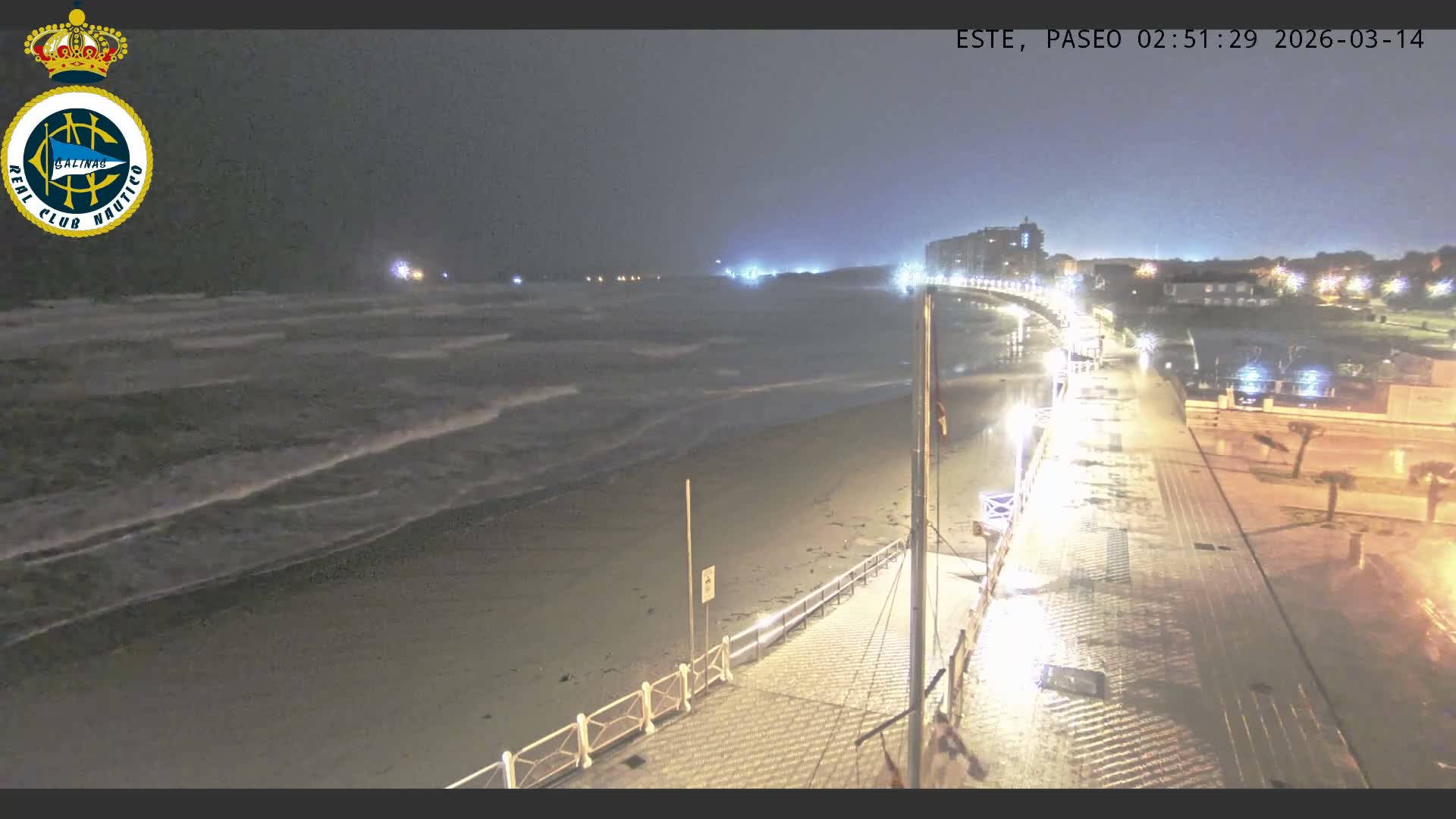 East Playa de Salinas Beach Live Cam - Avilés, Asturias, Spain