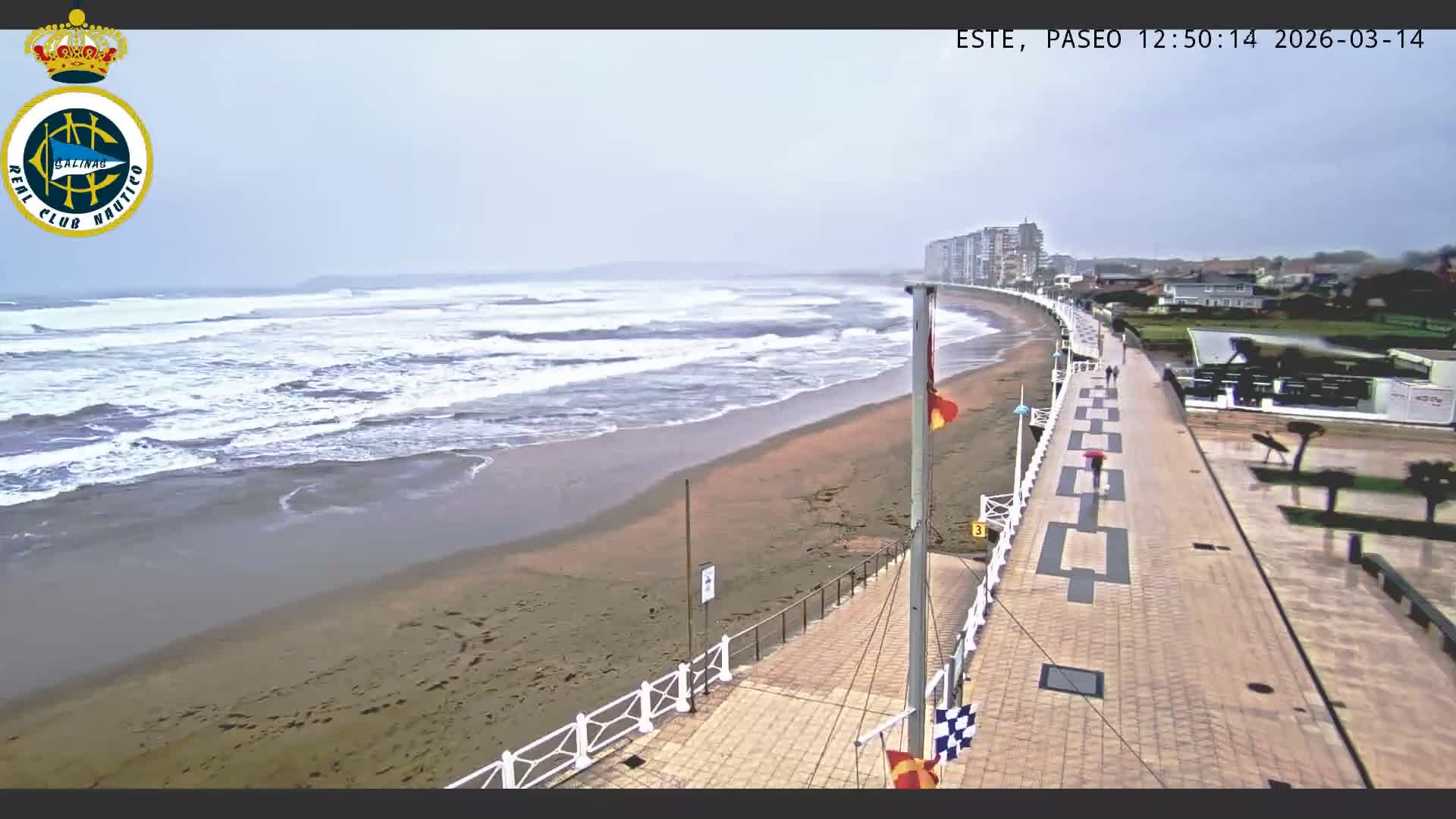 East Playa de Salinas Beach Live Cam - Avilés, Asturias, Spain
