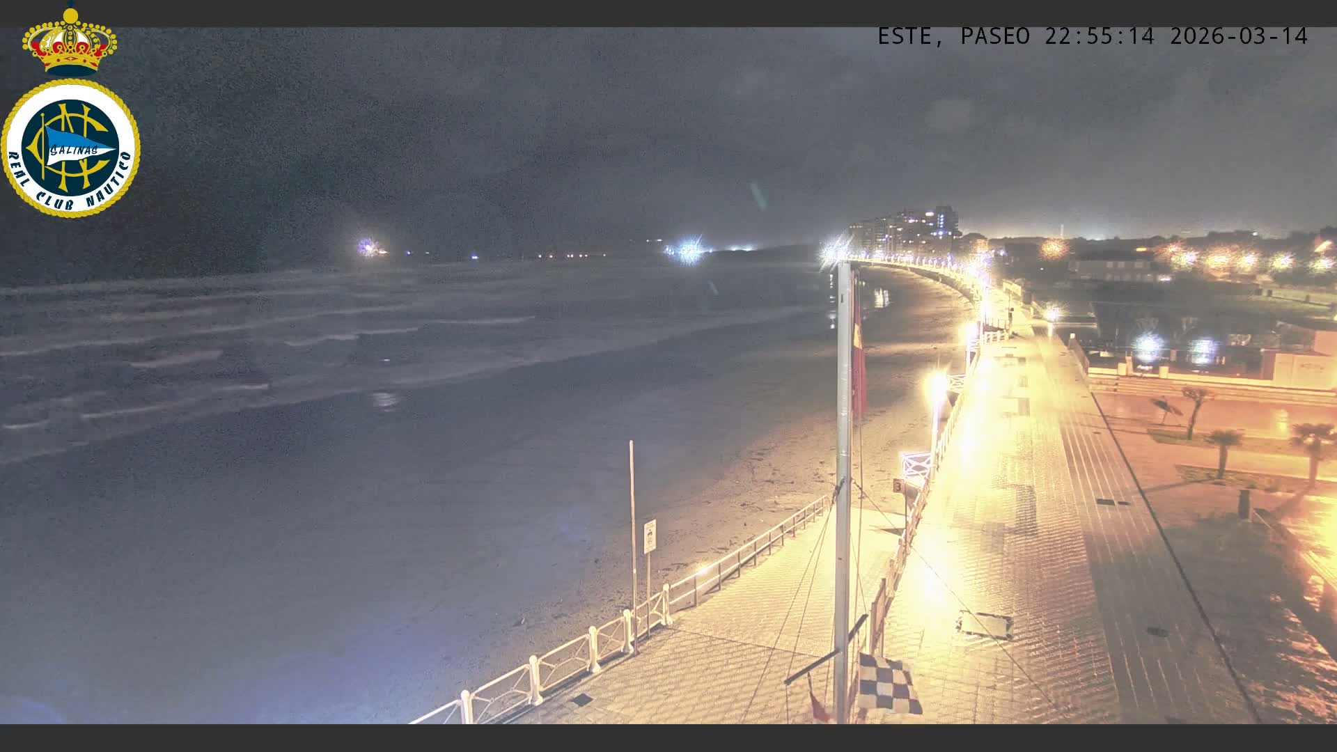 East Playa de Salinas Beach Live Cam - Avilés, Asturias, Spain
