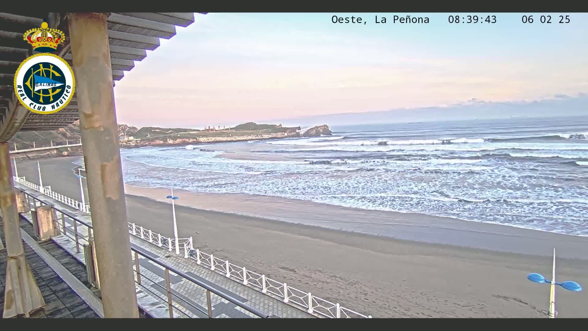 West Playa de Salinas Beach Live Cam - Avilés, Asturias, Spain