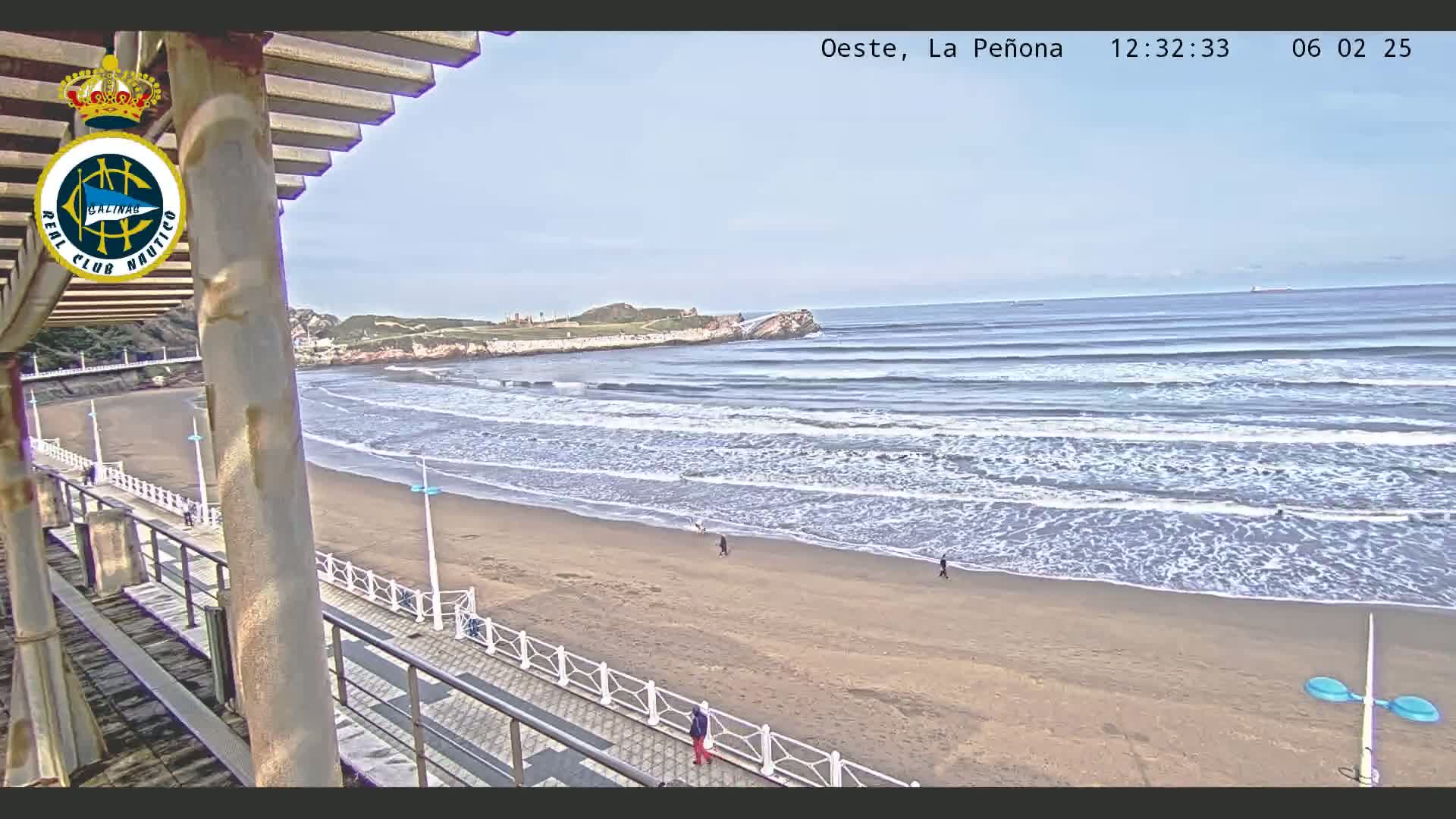 West Playa de Salinas Beach Live Cam - Avilés, Asturias, Spain